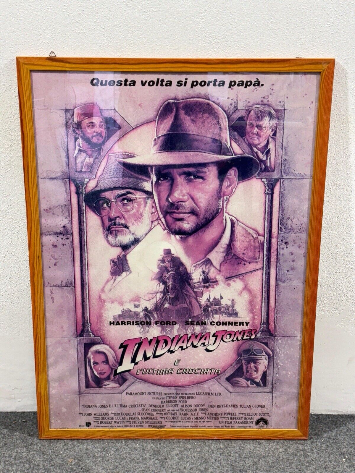 Locandina Cinematografica Indiana Jones e l’ultima Crociata
