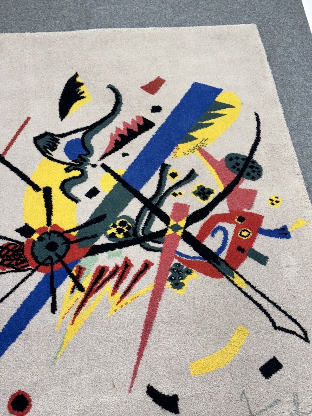 Kandinsky Wassily Denmark Ege Art Line Tappeto Design 1980’s