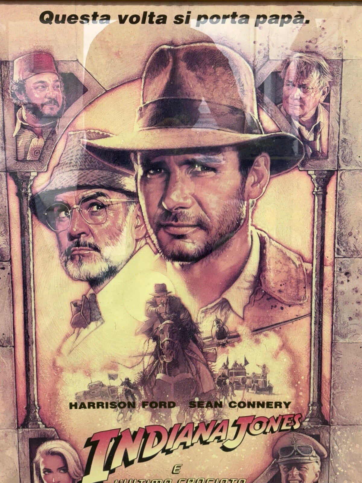 Locandina Cinematografica Indiana Jones e l’ultima Crociata