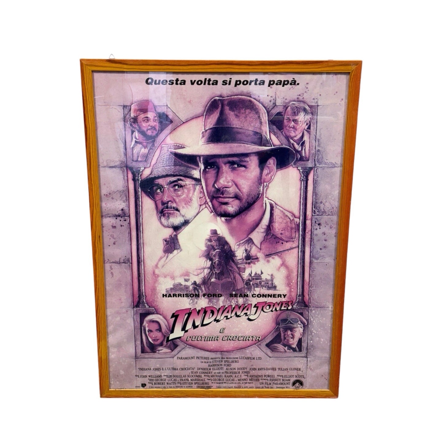 Locandina Cinematografica Indiana Jones e l’ultima Crociata