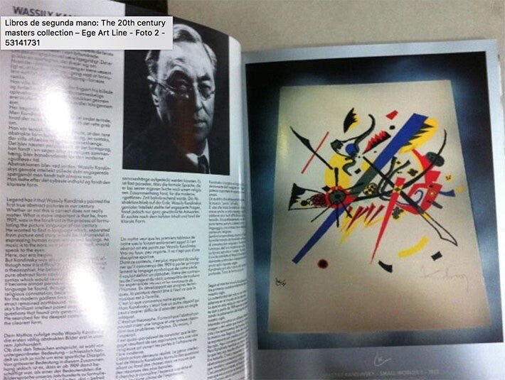 Kandinsky Wassily Denmark Ege Art Line Tappeto Design 1980’s