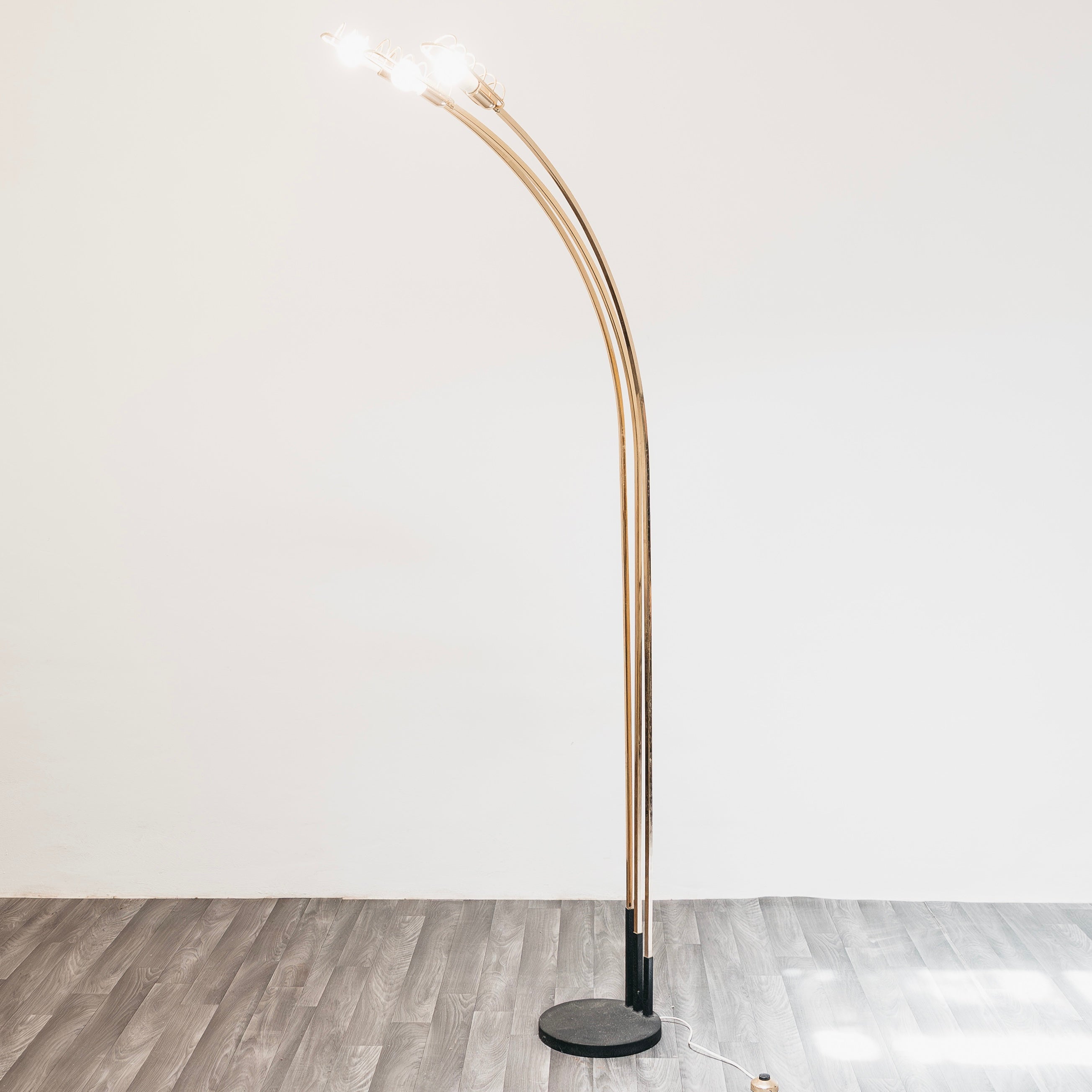 Romeo Rega Attr. Lampada Pavimento Hollywood Regency 1970’s Design Modernariato