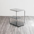 Carrello Portavivande Triplo Ripiano Anni 70 Acciaio Design Modernariato