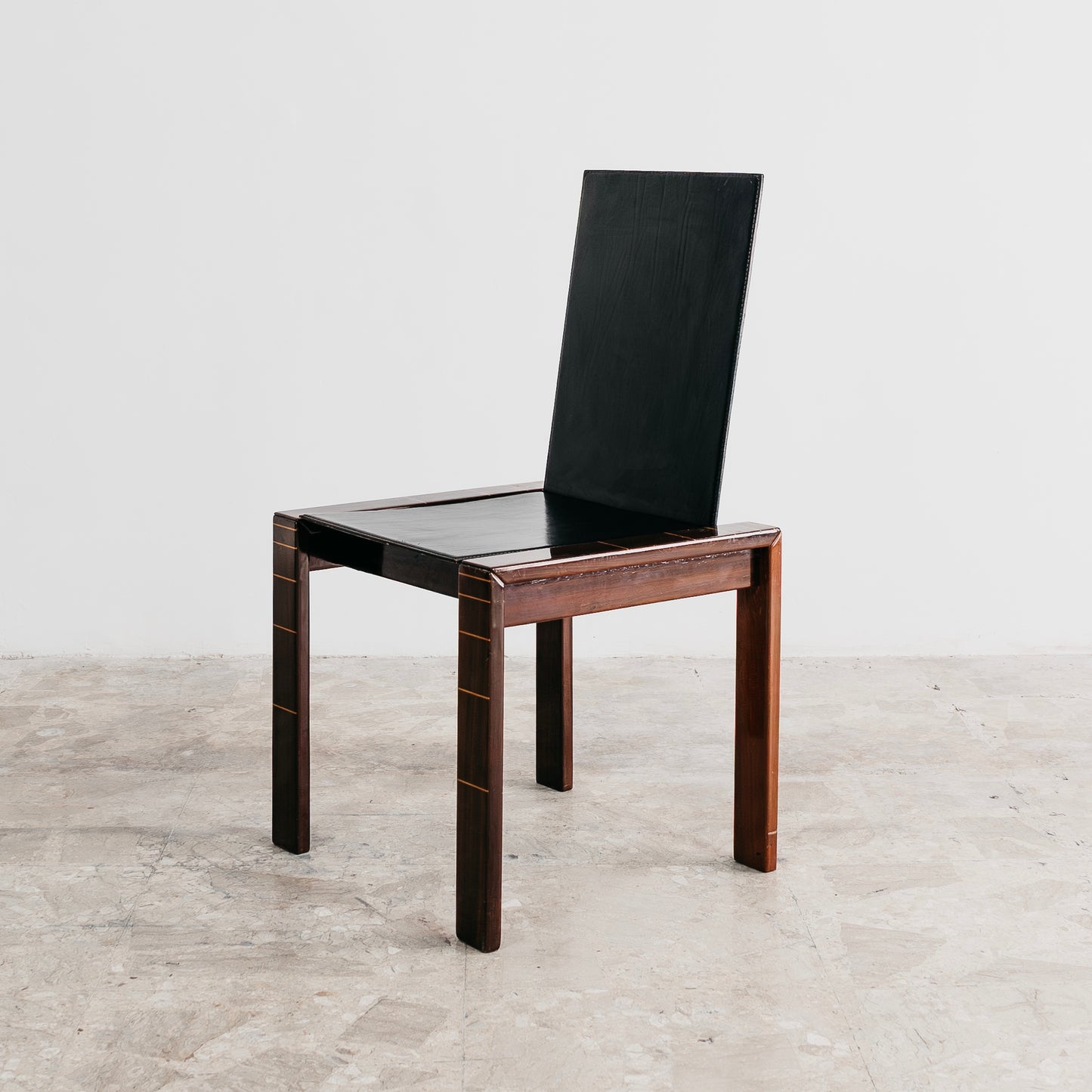 Set 6 Sedie Da Pranzo Palissandro Mid-Century Nello Stile Di Afra & Tobia Scarpa