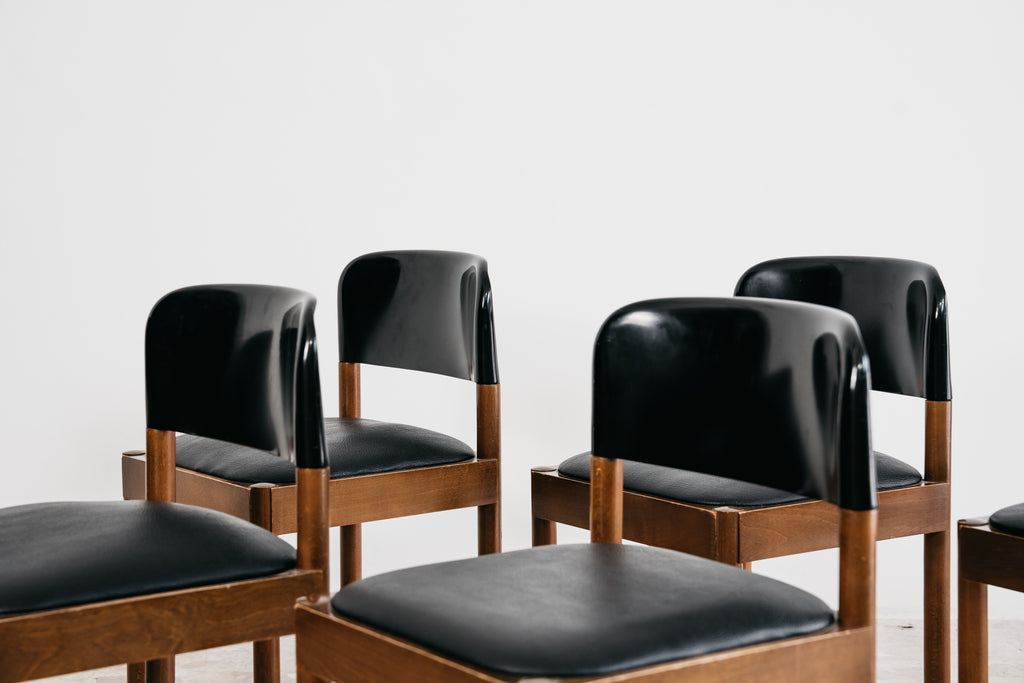 Set Da Pranzo 6 Sedie Piarotto Design Italy 1960’s Modernariato Vintage Chairs