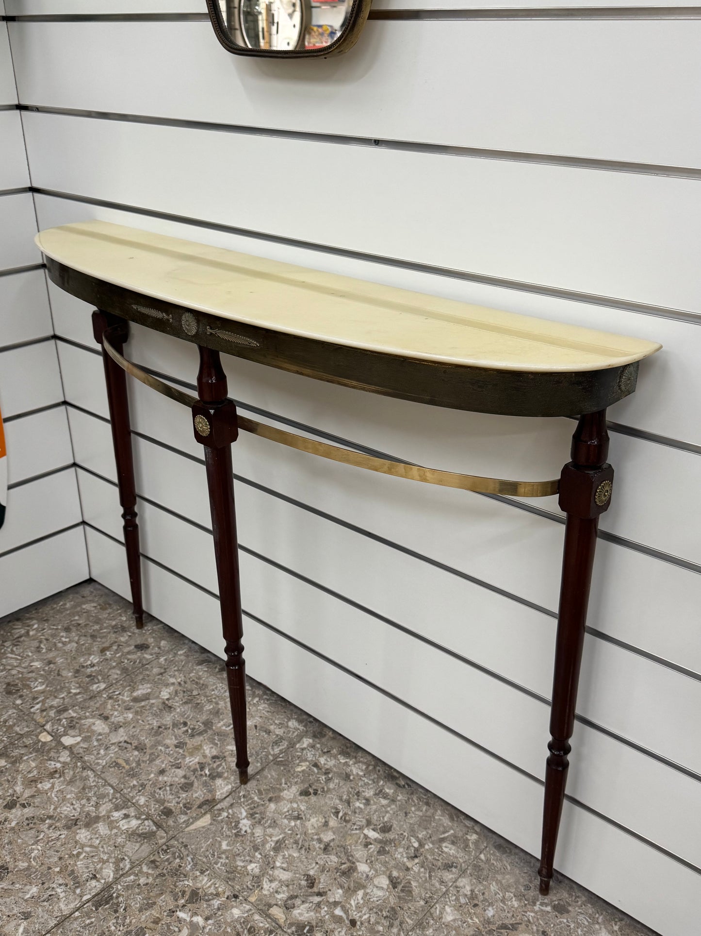 Consolle e Specchio Mid-Century Anni 50