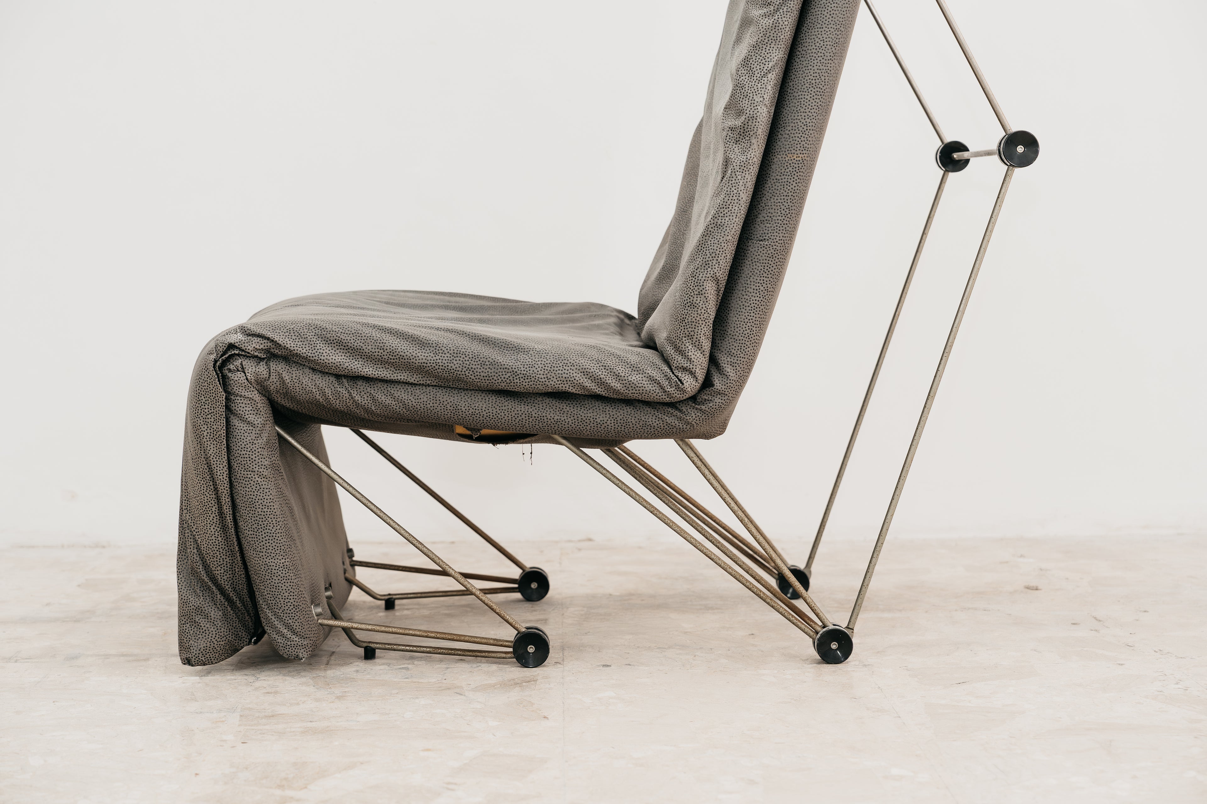 Lounge Chair Poltrona Geometric Design Postmodern Modernariato 1980’s