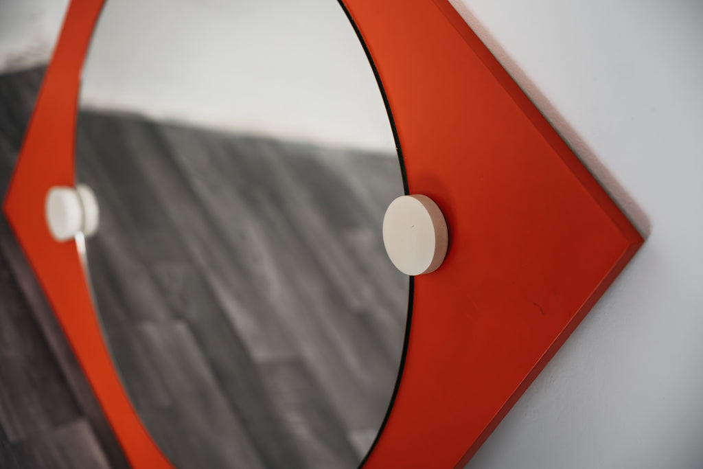 Specchio Space Age Design Anni ‘70 Modernariato Vintage