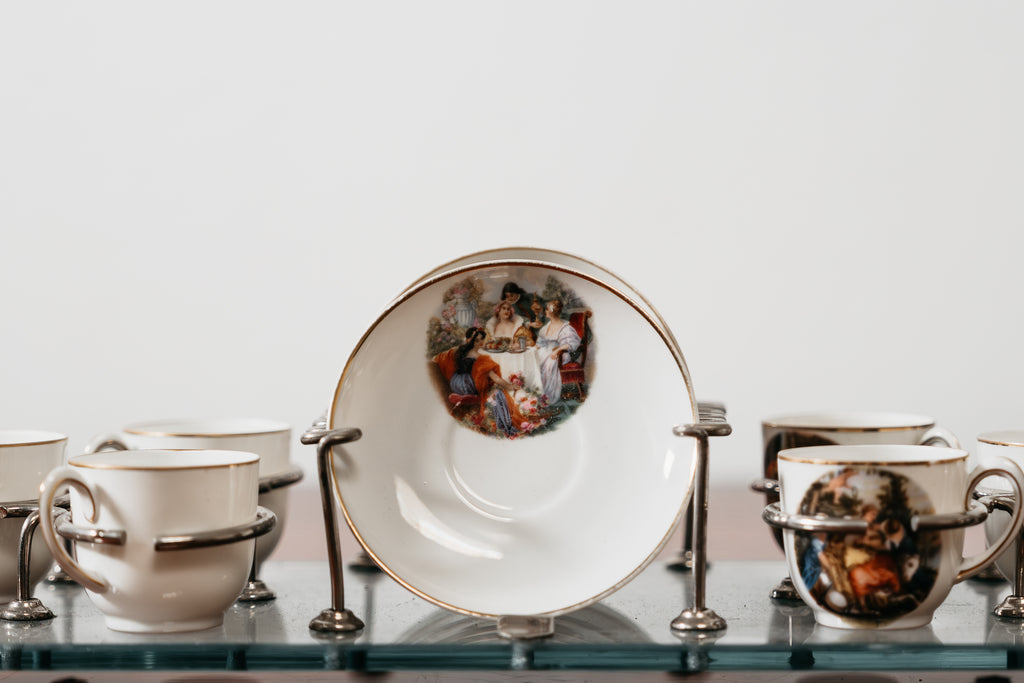 Set da Caffè Luxury Design 1970’s Jean Haviland Vintage