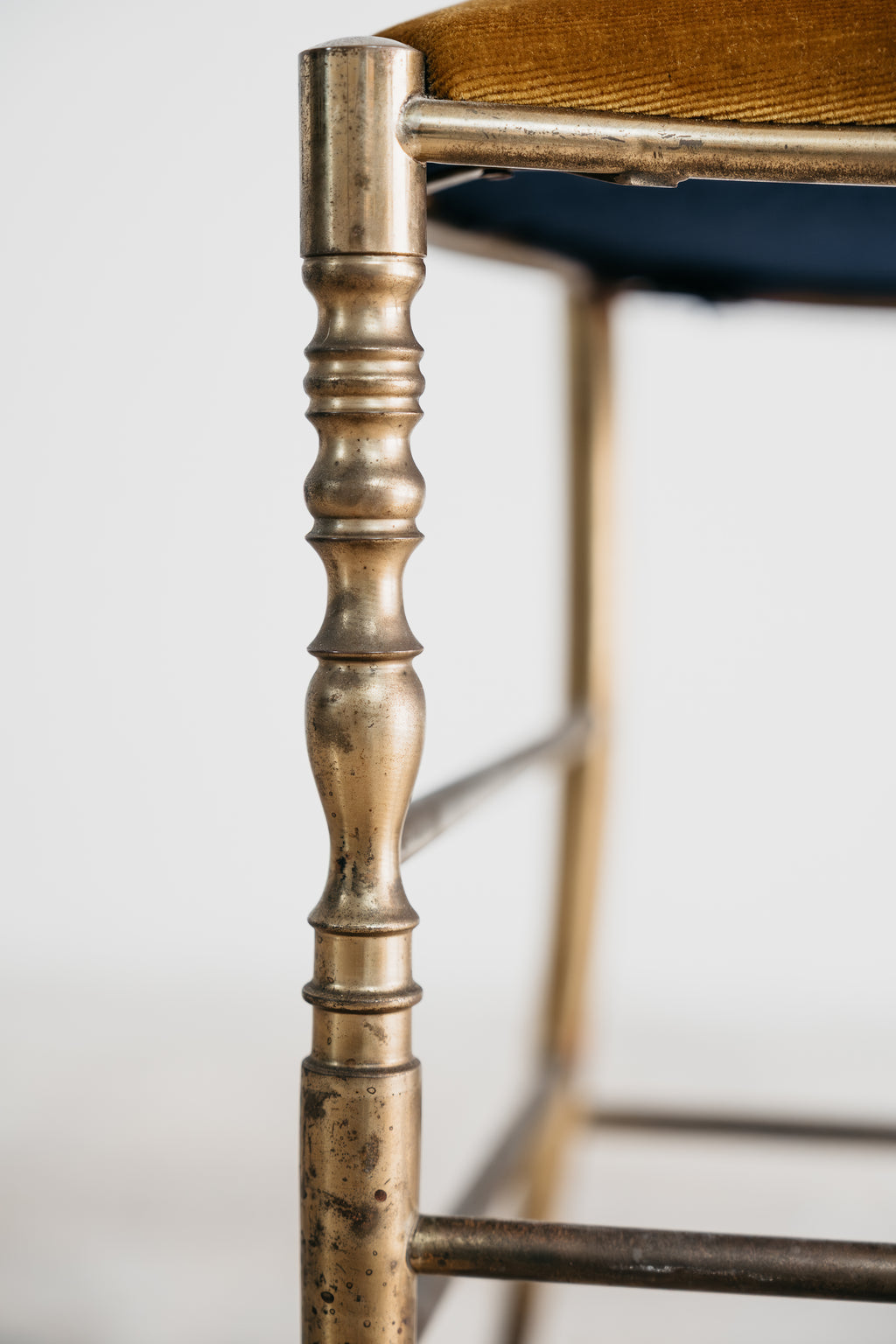 Sedia In Ottone Chiavari Vintage Mid-Century 1950’s Design
