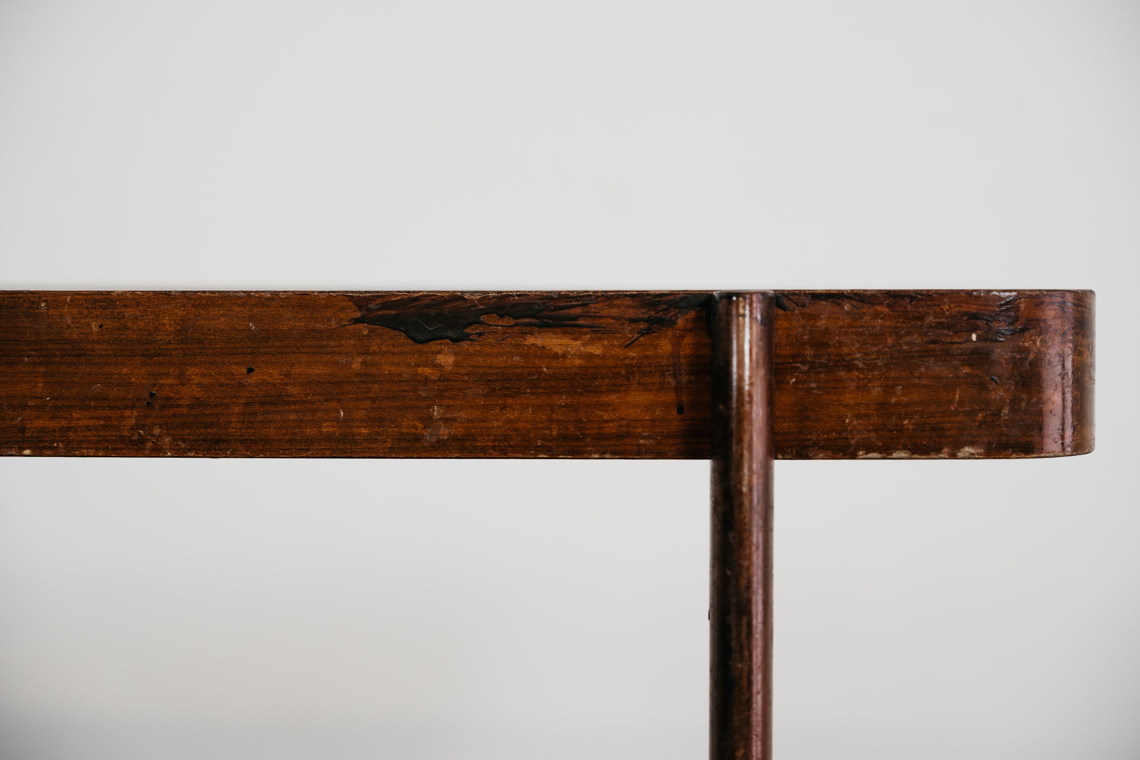 Carrello Portavivande In Legno Rustico 1950’s Mid Century Design