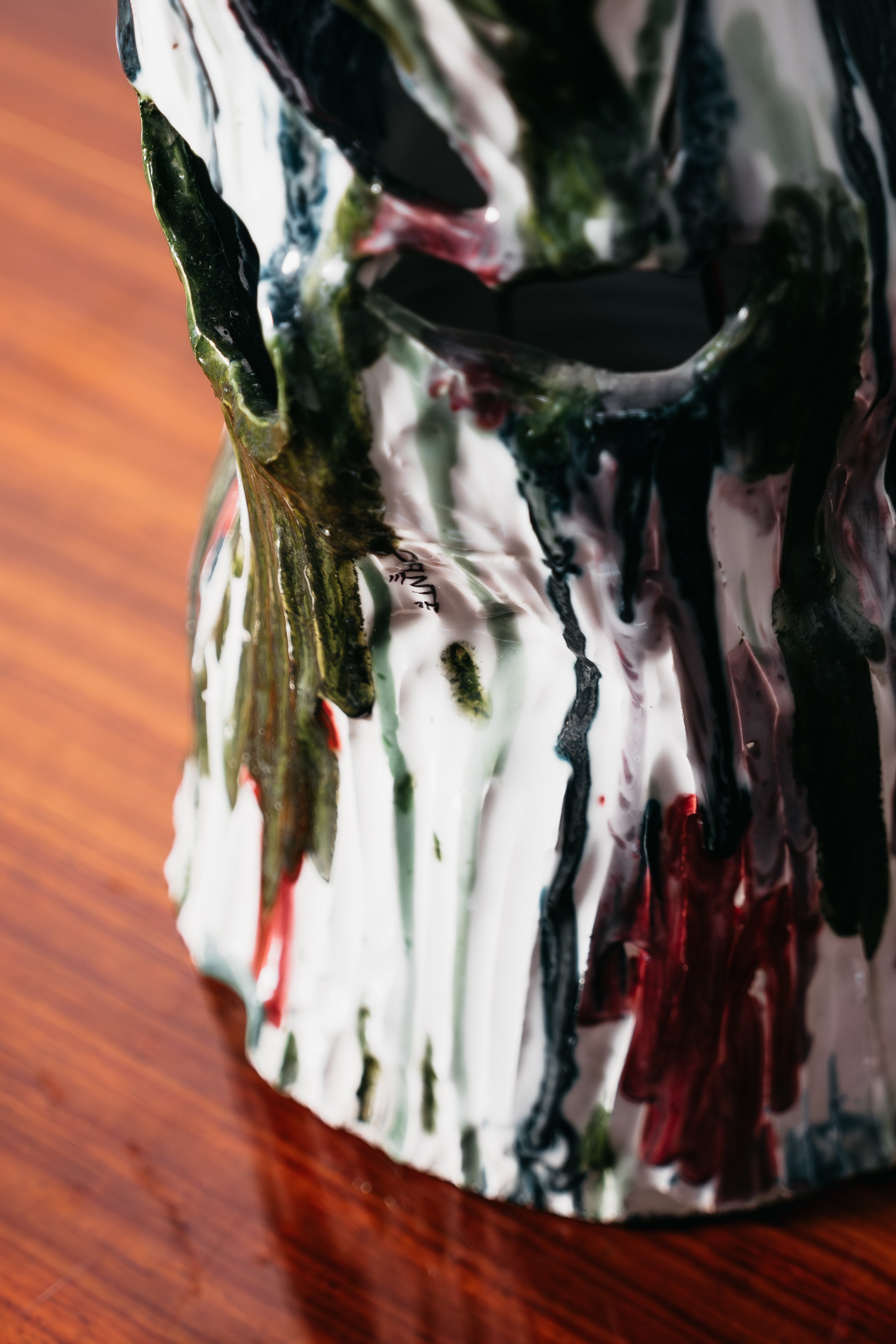 Ernesto Treccani Attr. Lampada Scultorea Da Tavolo/ Da Terra Ceramica Design Modernariato