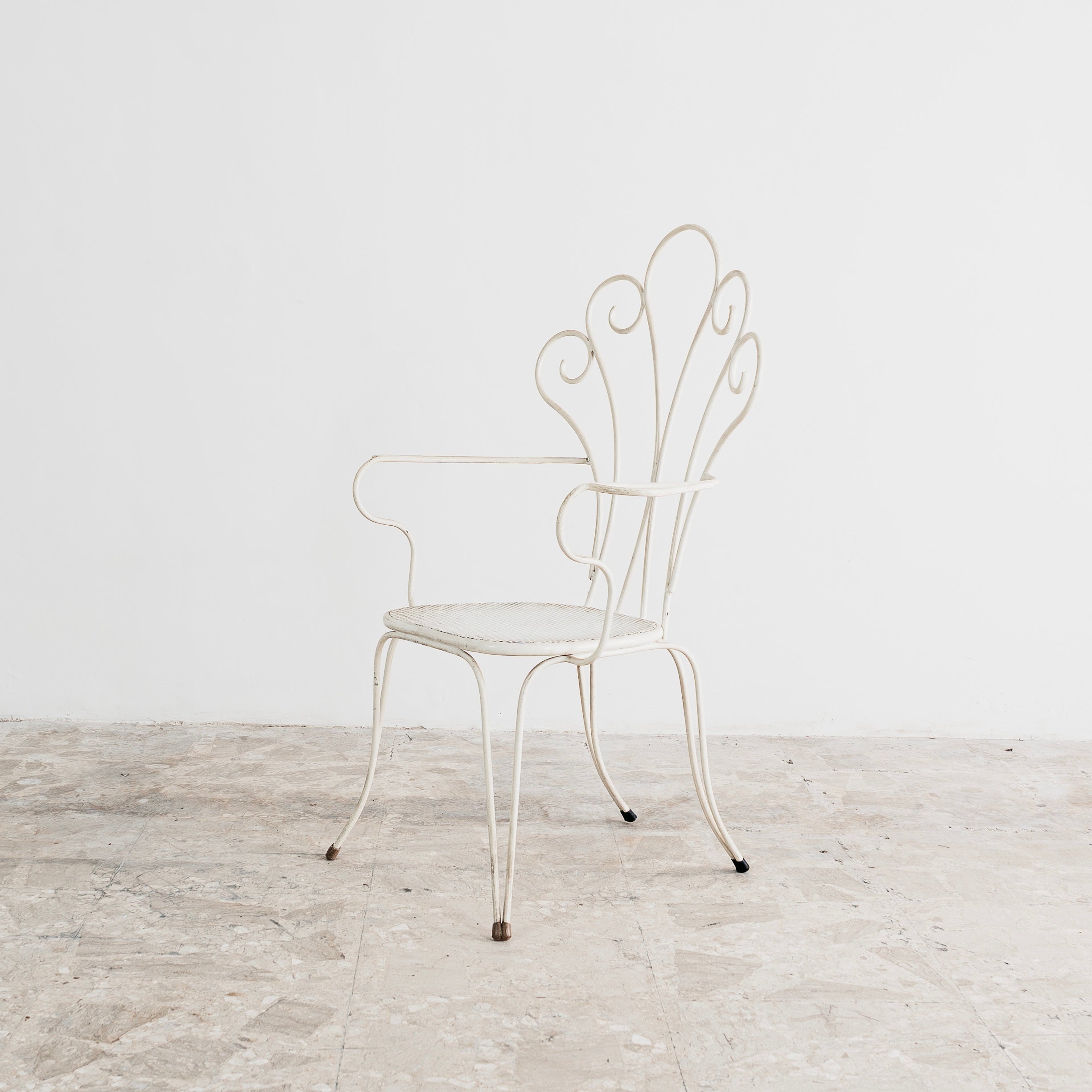 Lio Carminati Sedie Da Giardino 4 Pz Design Anni 50 Modernariato