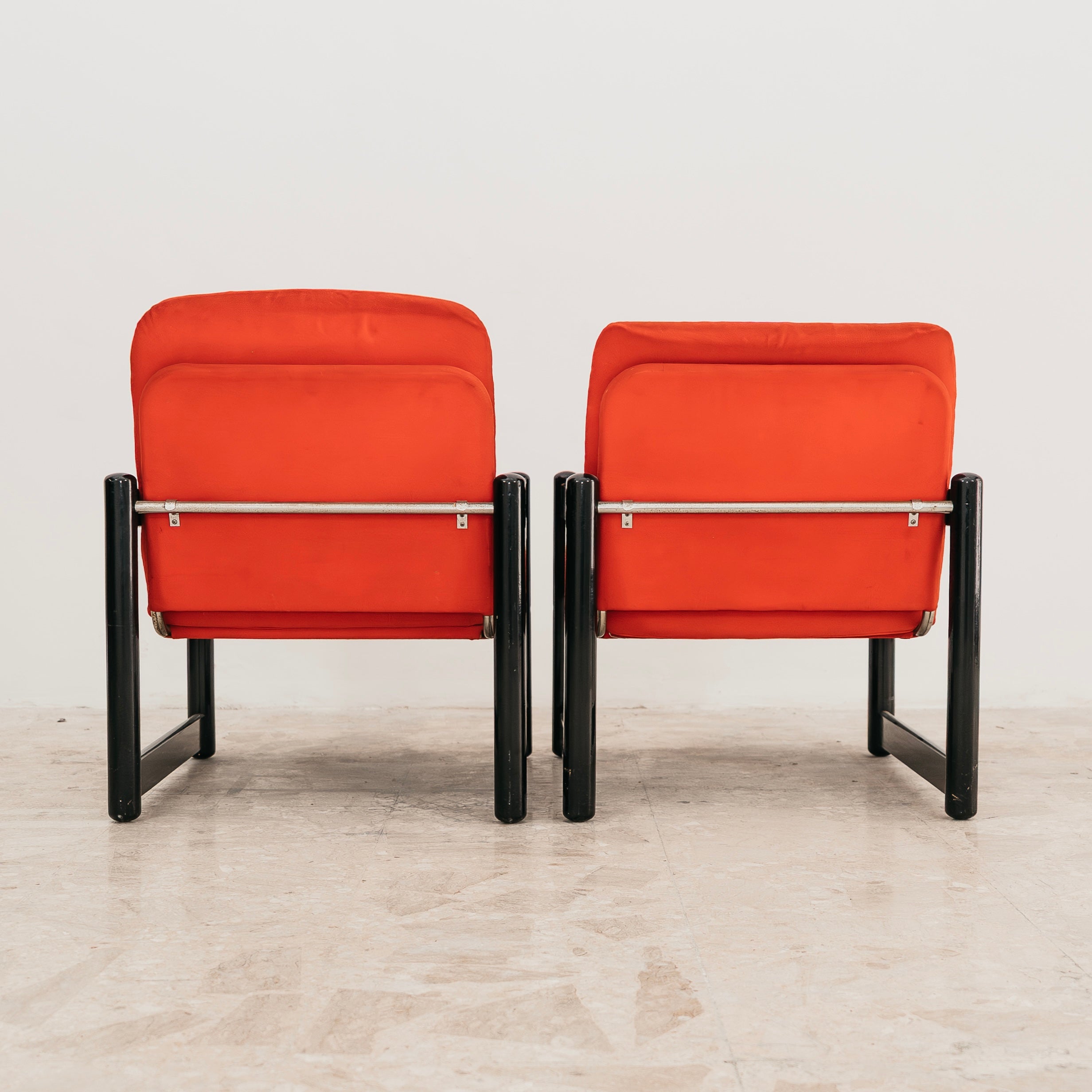 Coppia Di Poltrone Schirolli Mod. Pierrot Design Anni ‘80 Modernariato