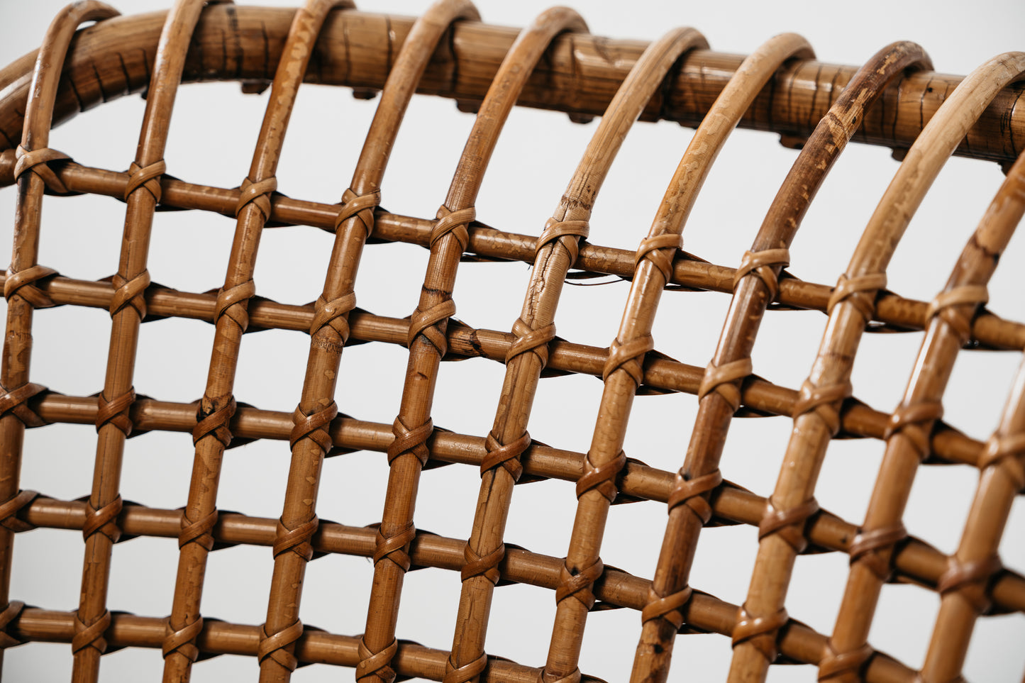 Tito Agnoli B4 Bonacina Coppia Di Poltrone Rattan Mid-Century Design 1950’s