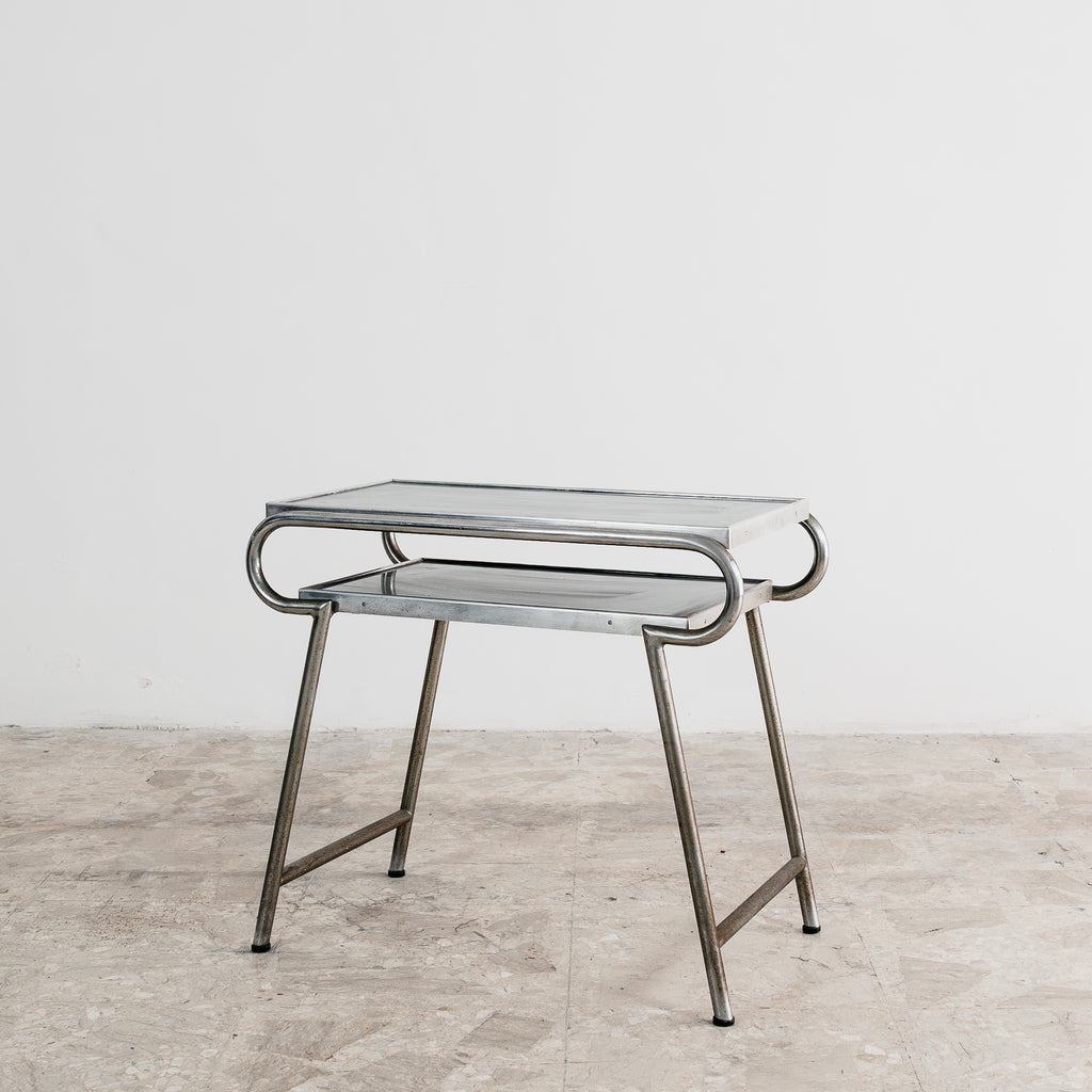 Piccola Scrivania Con Sedia Bauhaus Vintage Anni 40 Design Modernariato