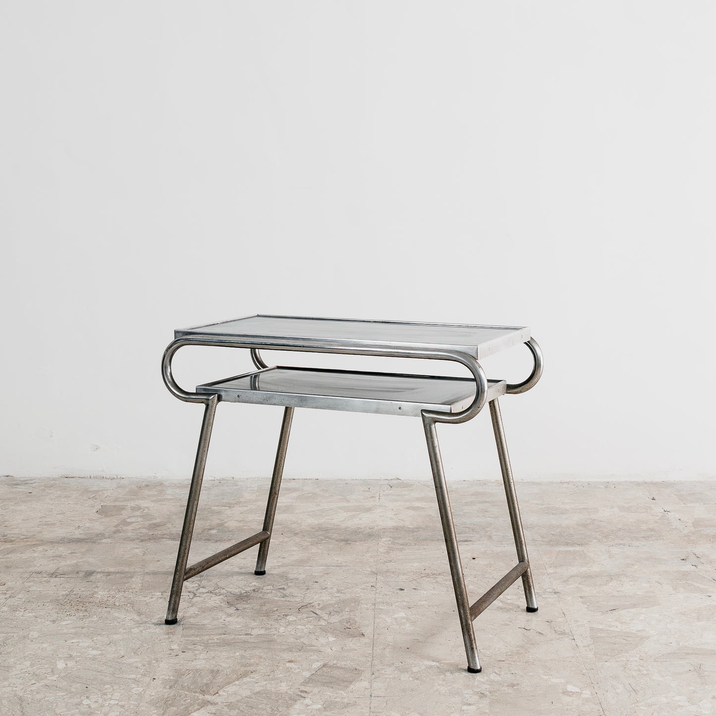 Piccola Scrivania Con Sedia Bauhaus Vintage Anni 40 Design Modernariato