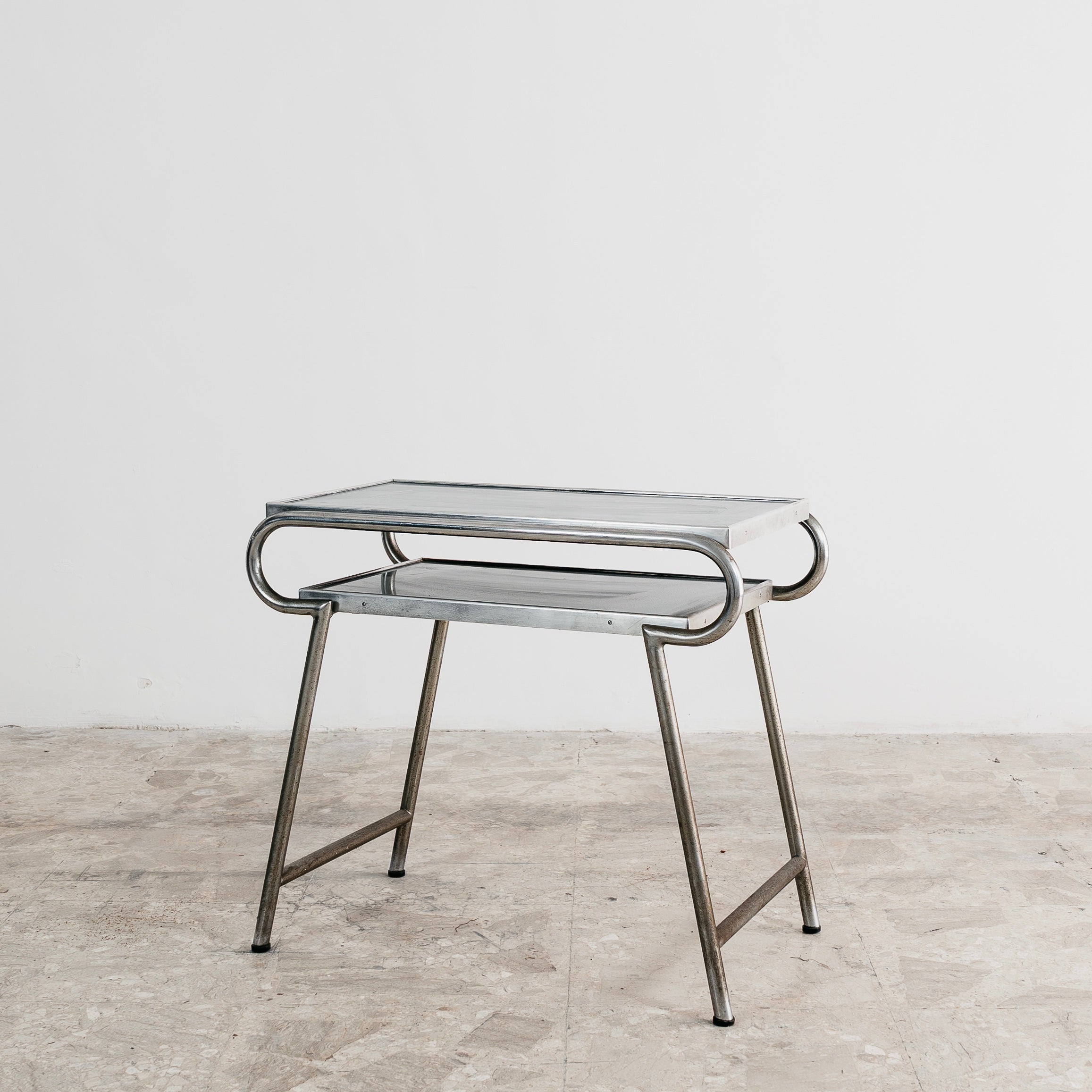 Piccola Scrivania Con Sedia Bauhaus Vintage Anni 40 Design Modernariato