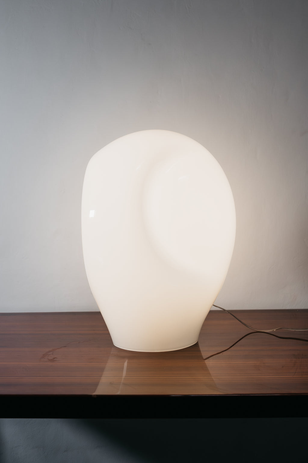 Luciano Vistosi Munega Table Lamp Grande vetro di murano Design , Anni '80
