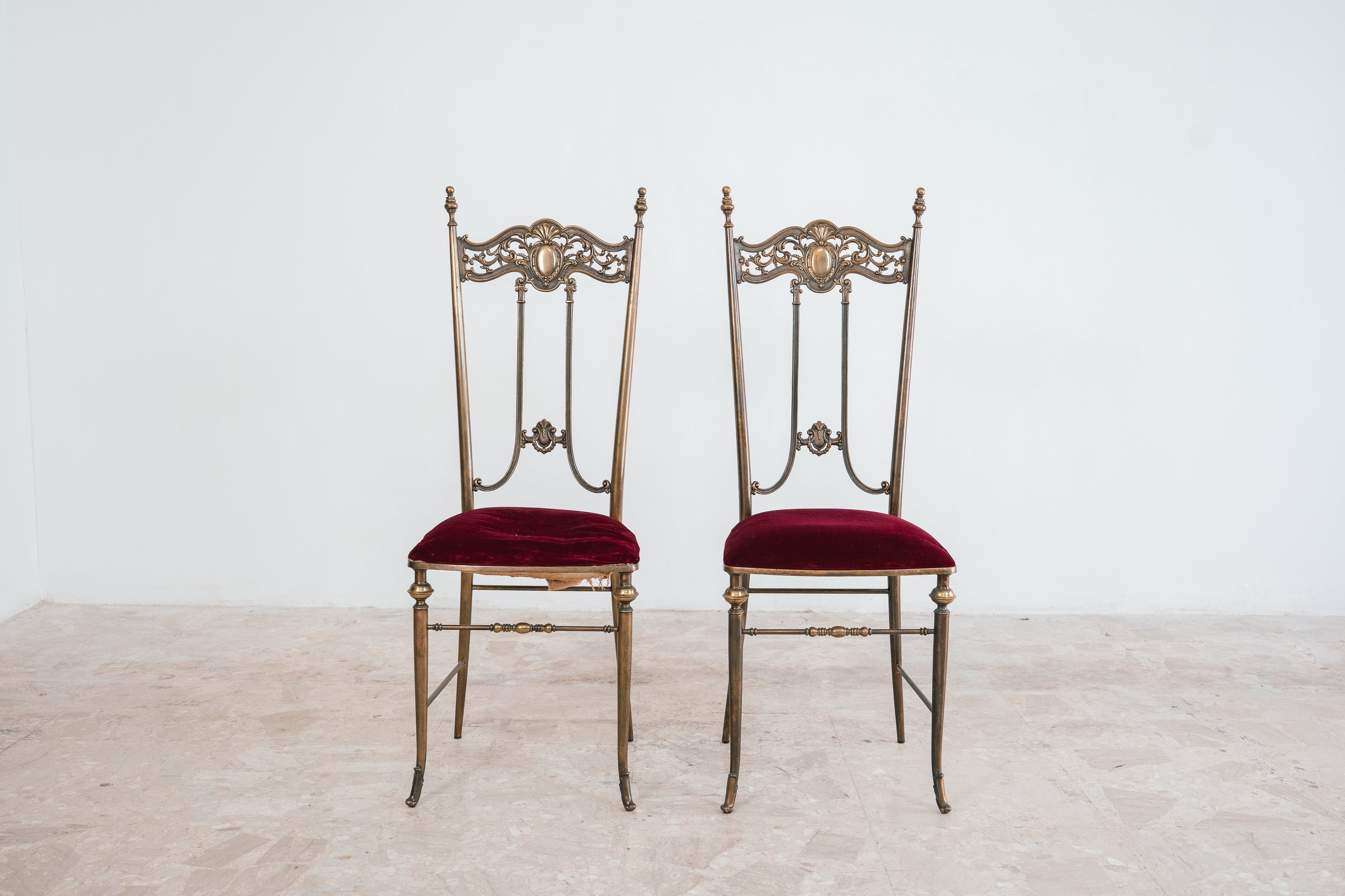 Coppia Di Sedie Pier Luigi Colli Style Mid-Century Design Anni 70