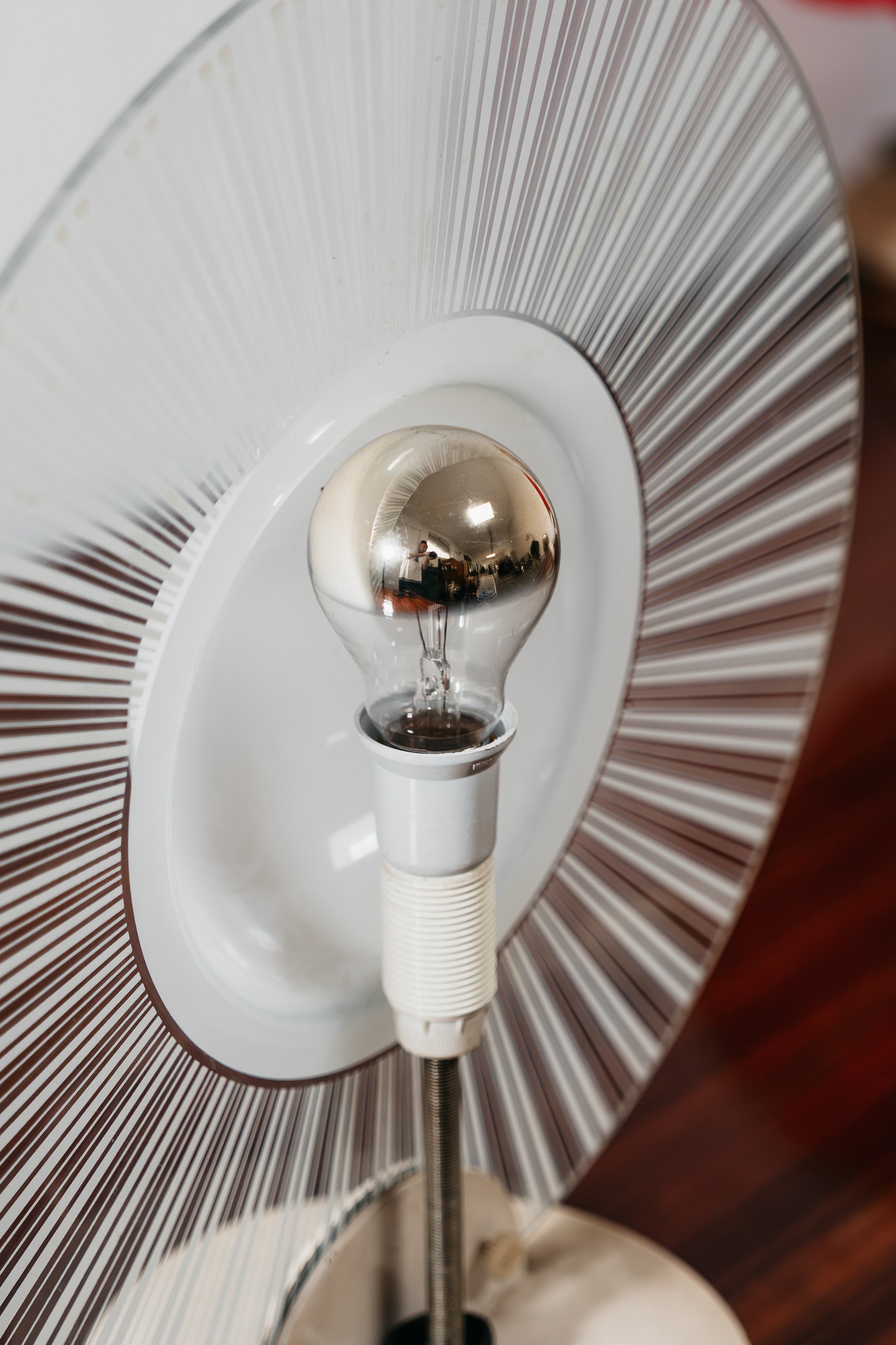 Lampada Di Design Postmoderno in Vetro Anni 80 Vintage