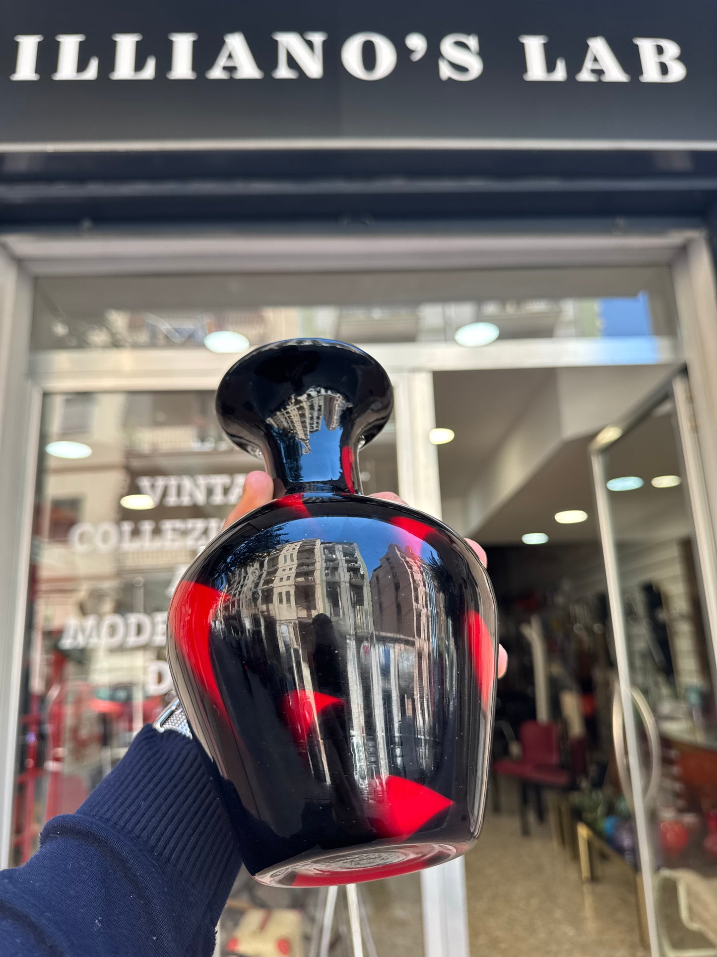 Vaso Carlo Moretti Vintage Vetro di Murano anni 70
