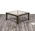 Coffee Table Basso Vintage Ottone Hollywood Regency Anni ‘70