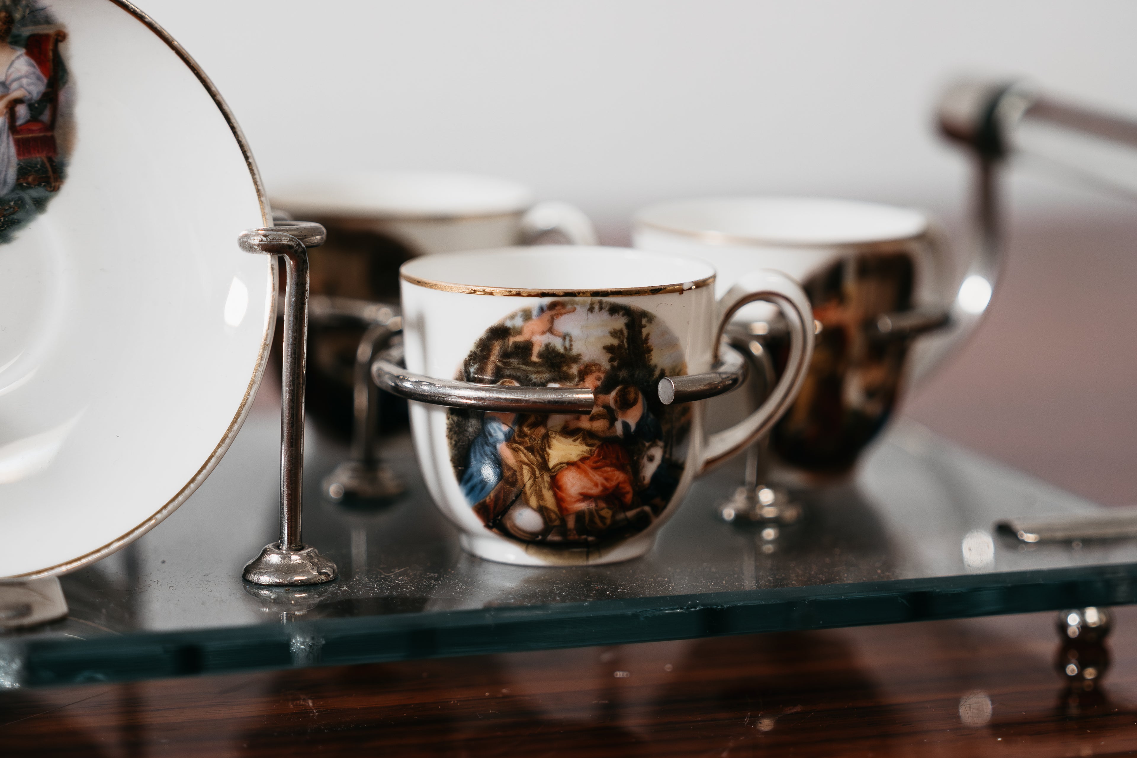 Set da Caffè Luxury Design 1970’s Jean Haviland Vintage