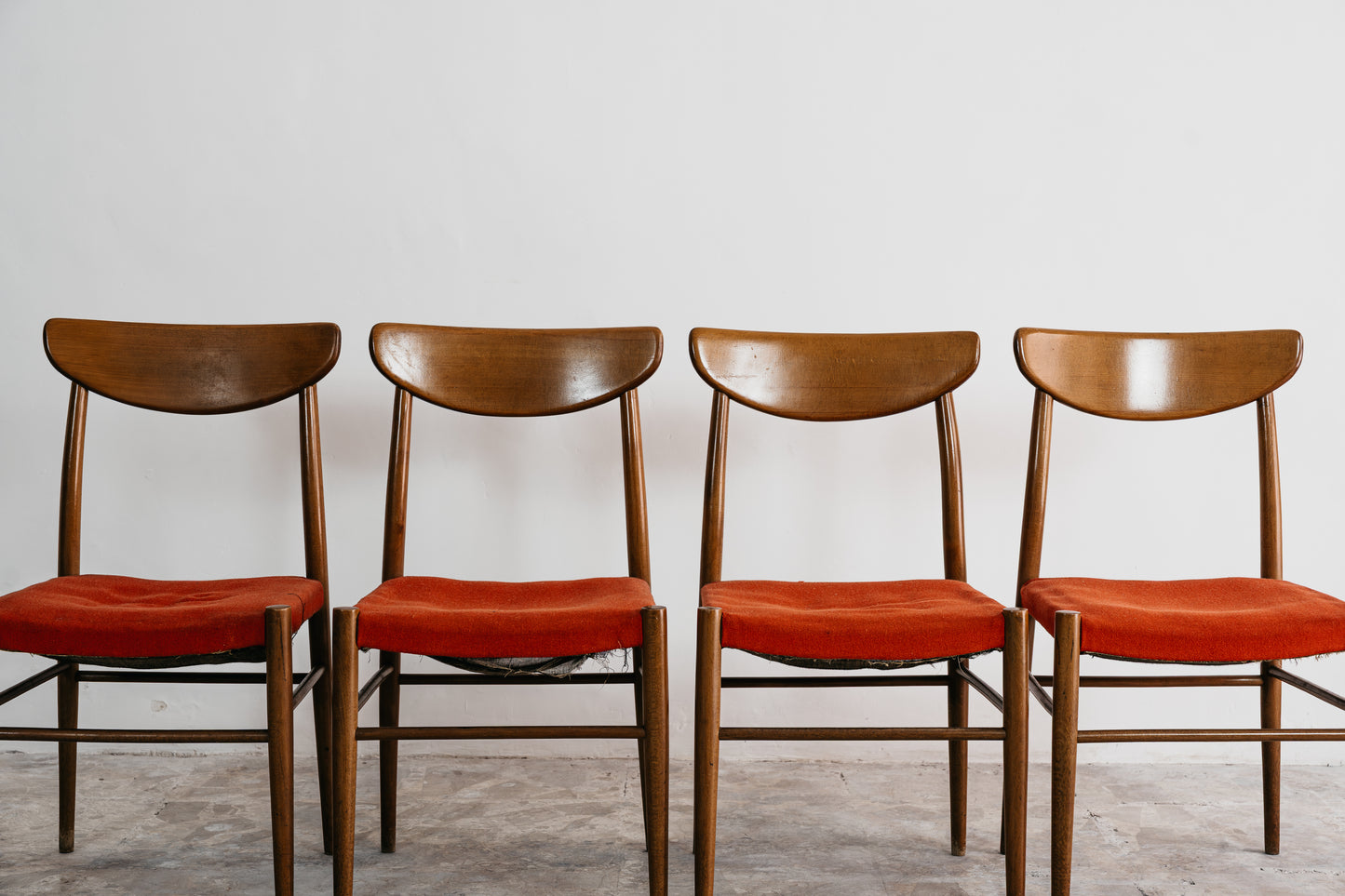 Set Da Pranzo 4 Sedie Design Scandinavo Anni ‘60 Design Modernariato