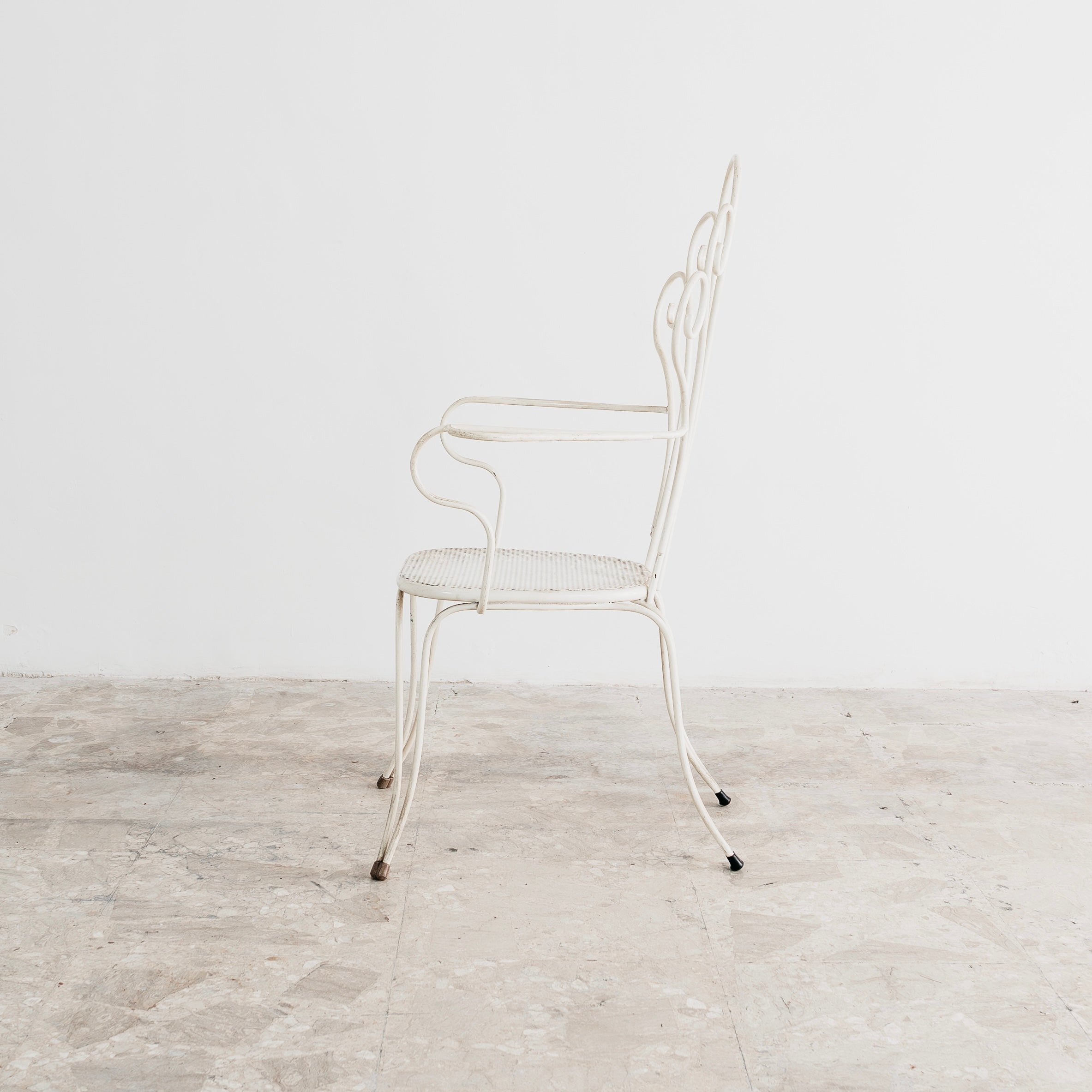 Lio Carminati Sedie Da Giardino 4 Pz Design Anni 50 Modernariato