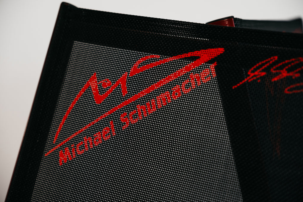 Michael Schumacher Coppia Di Sedie Richiudibili Merchandising Official  F1 2000