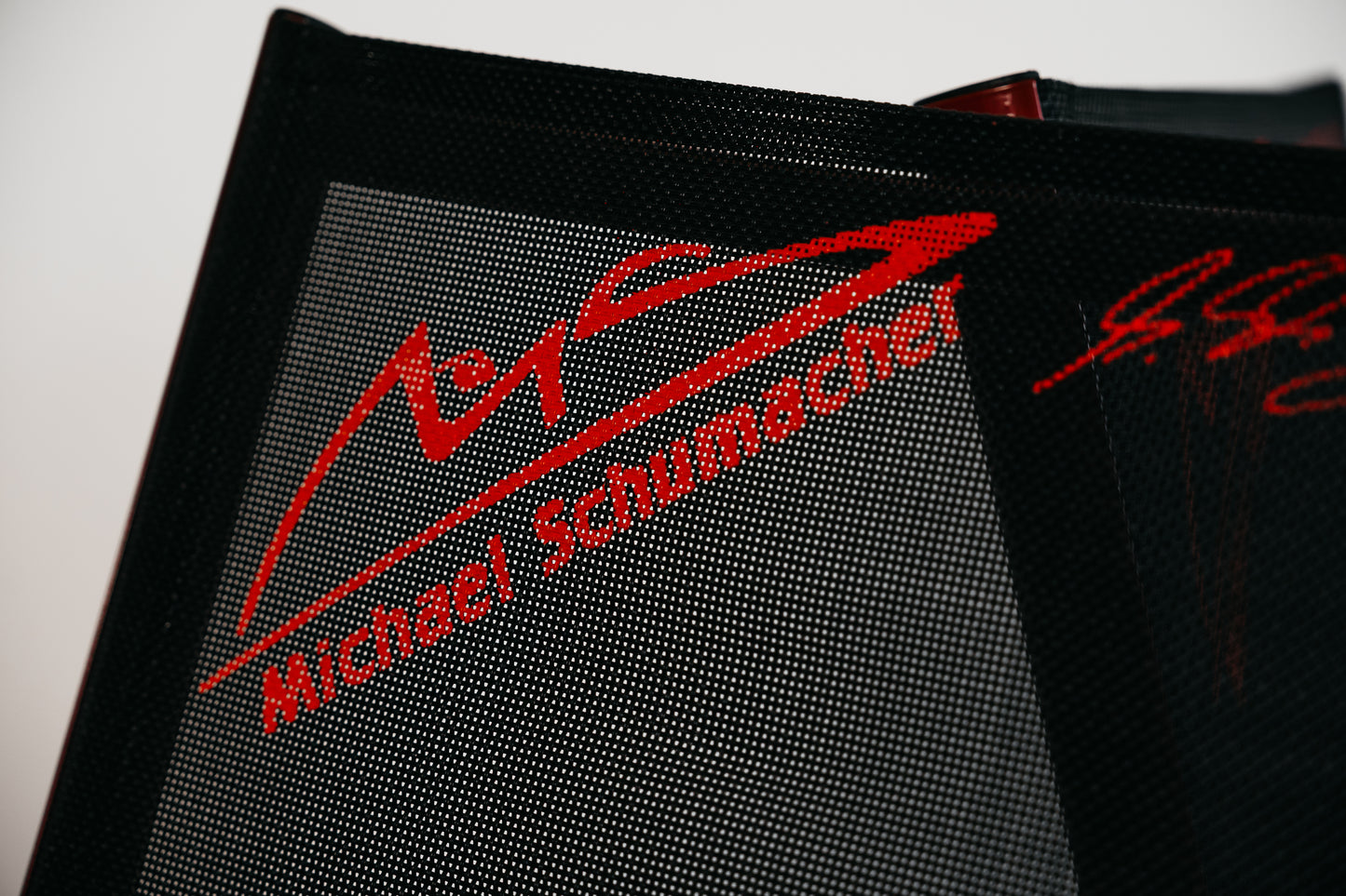 Michael Schumacher Coppia Di Sedie Richiudibili Merchandising Official  F1 2000