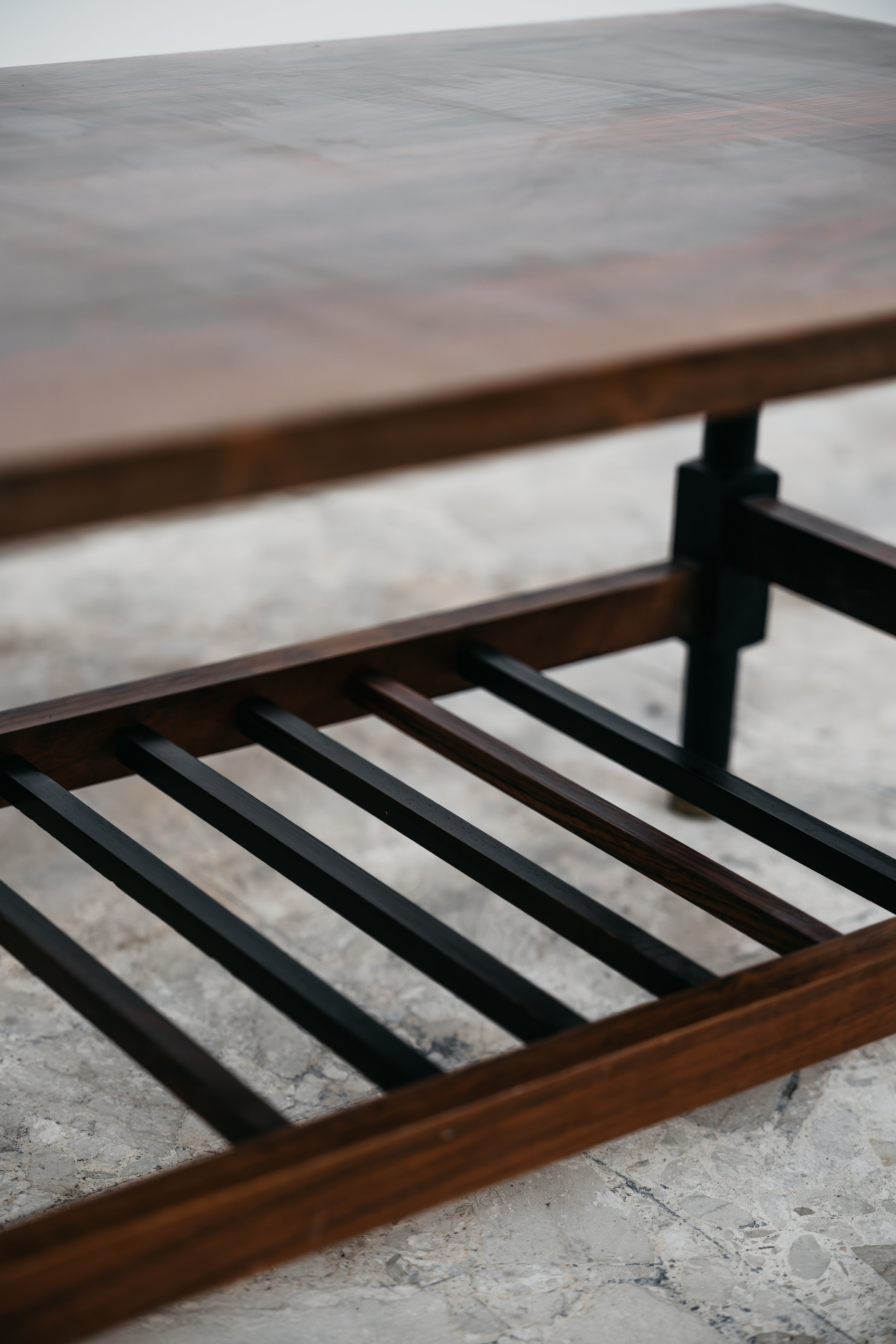 Tavolino da salotto legno anni 60 design Modernariato