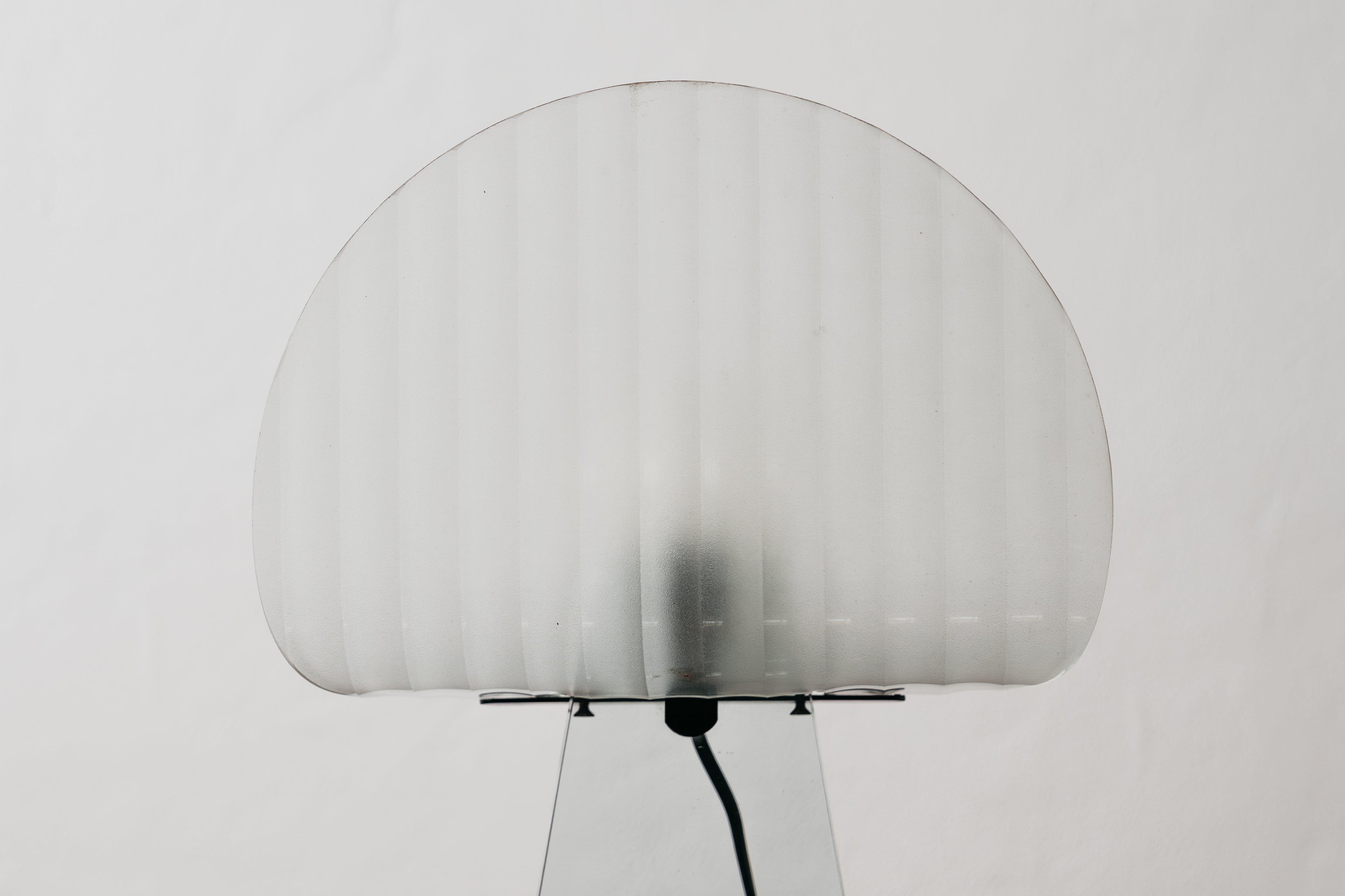 Lampada Da Tavolo Silhouette Design Table Lamp Marble & Glass 1980’s Postmodern