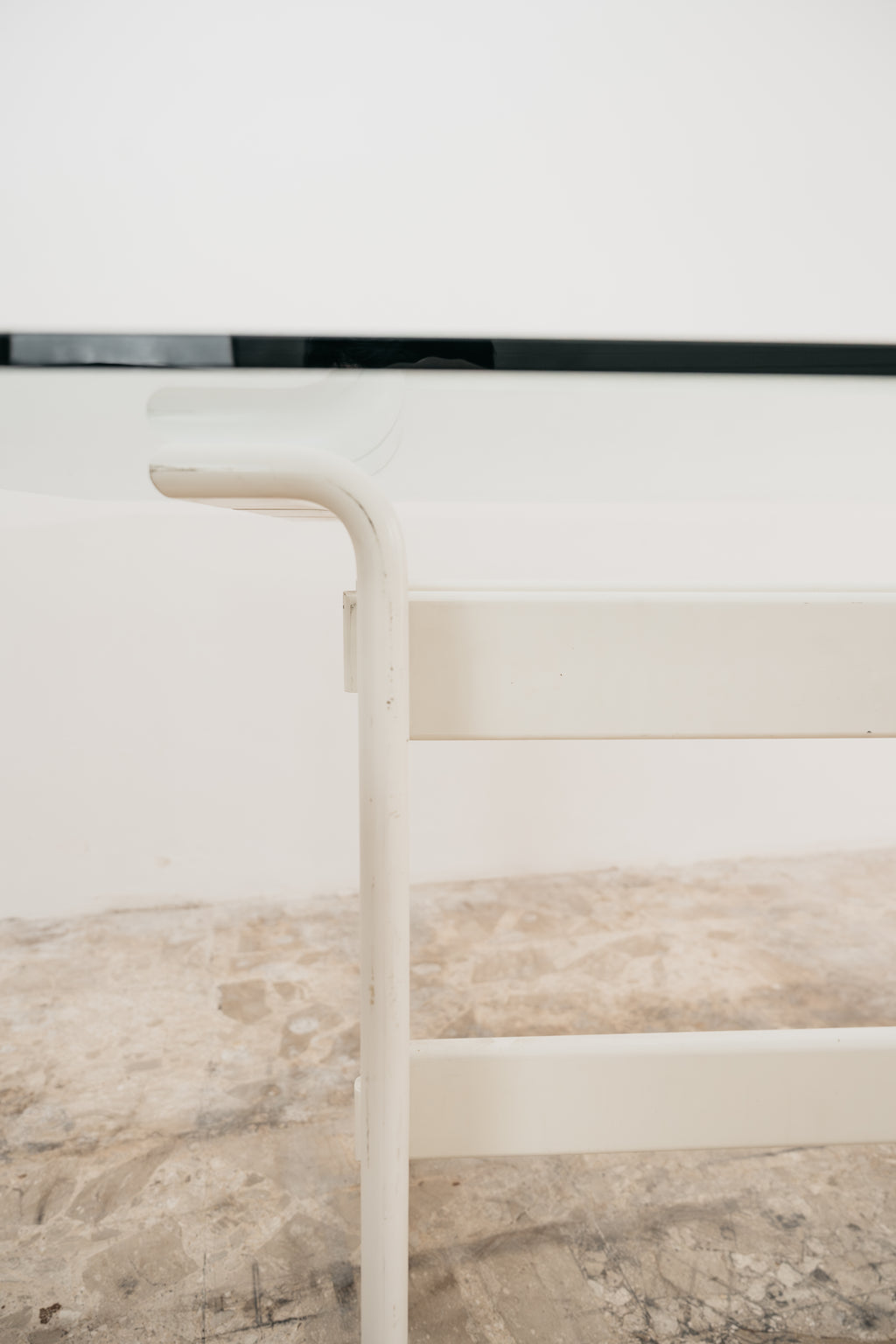 Tavolo Da Pranzo Pierre Cardin Legno E Cristallo Design Anni 70 Modernariato