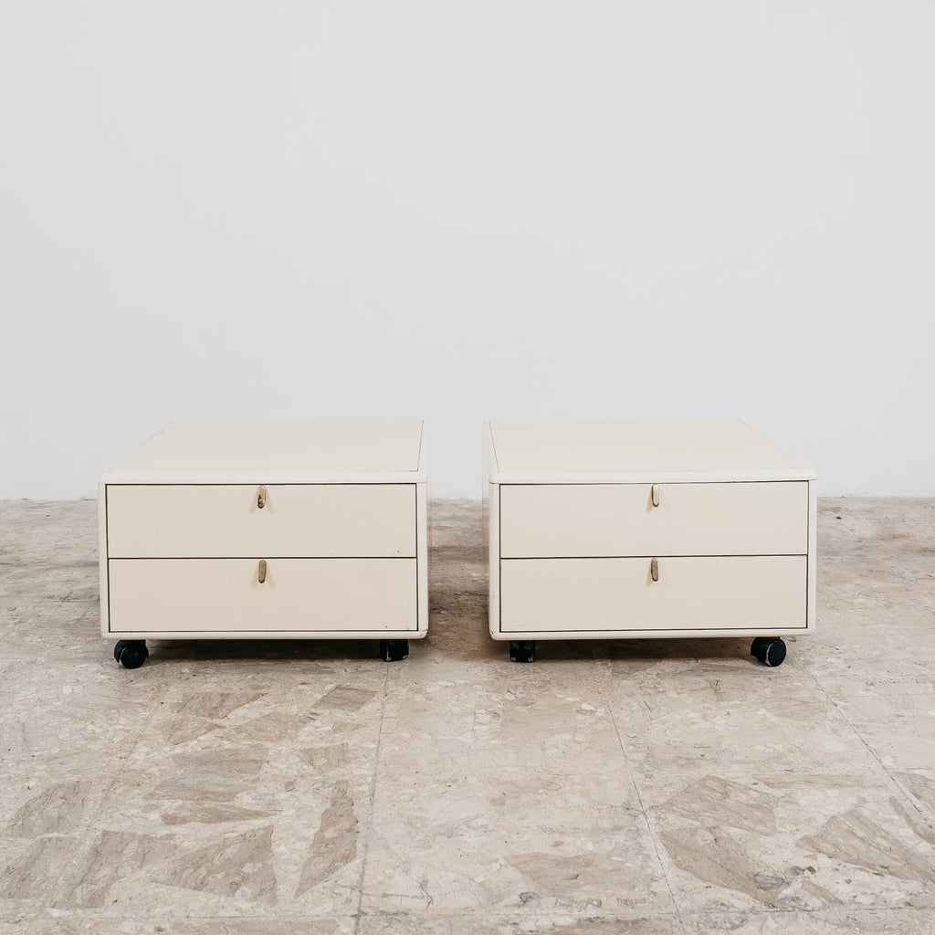 George Coslin Coppia Di Comodini Longato Hennè 1970 Modernariato Design