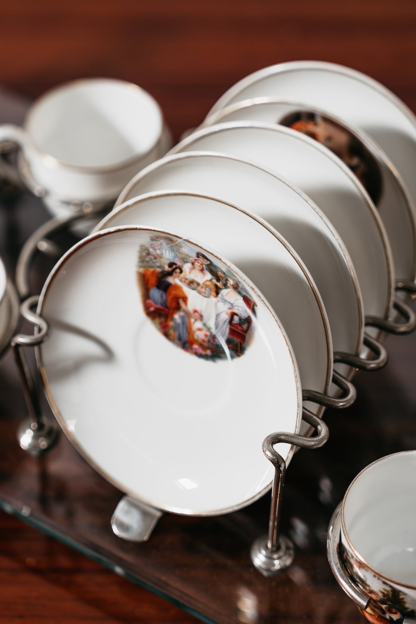 Set da Caffè Luxury Design 1970’s Jean Haviland Vintage