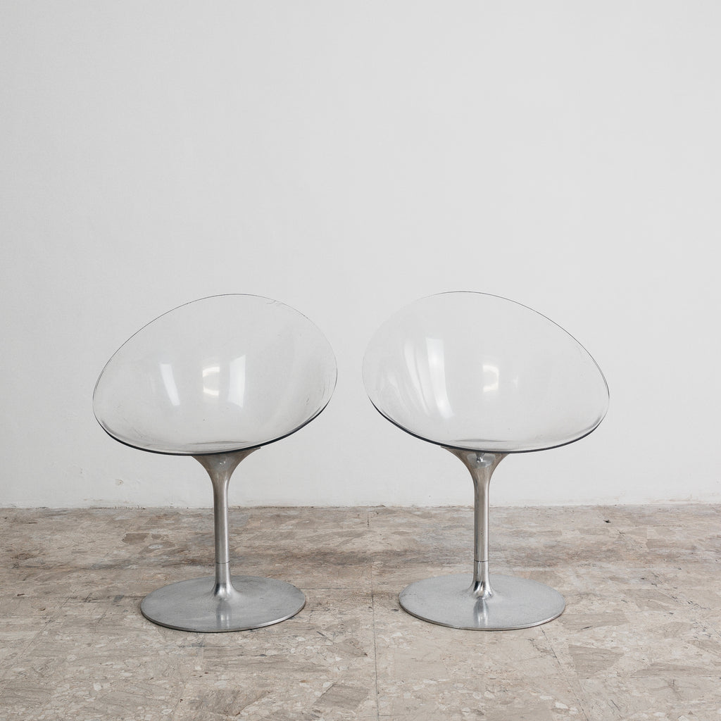 Philippe Starck Kartell Eros Coppia Di Poltroncine Design Anni ‘70 Space Age