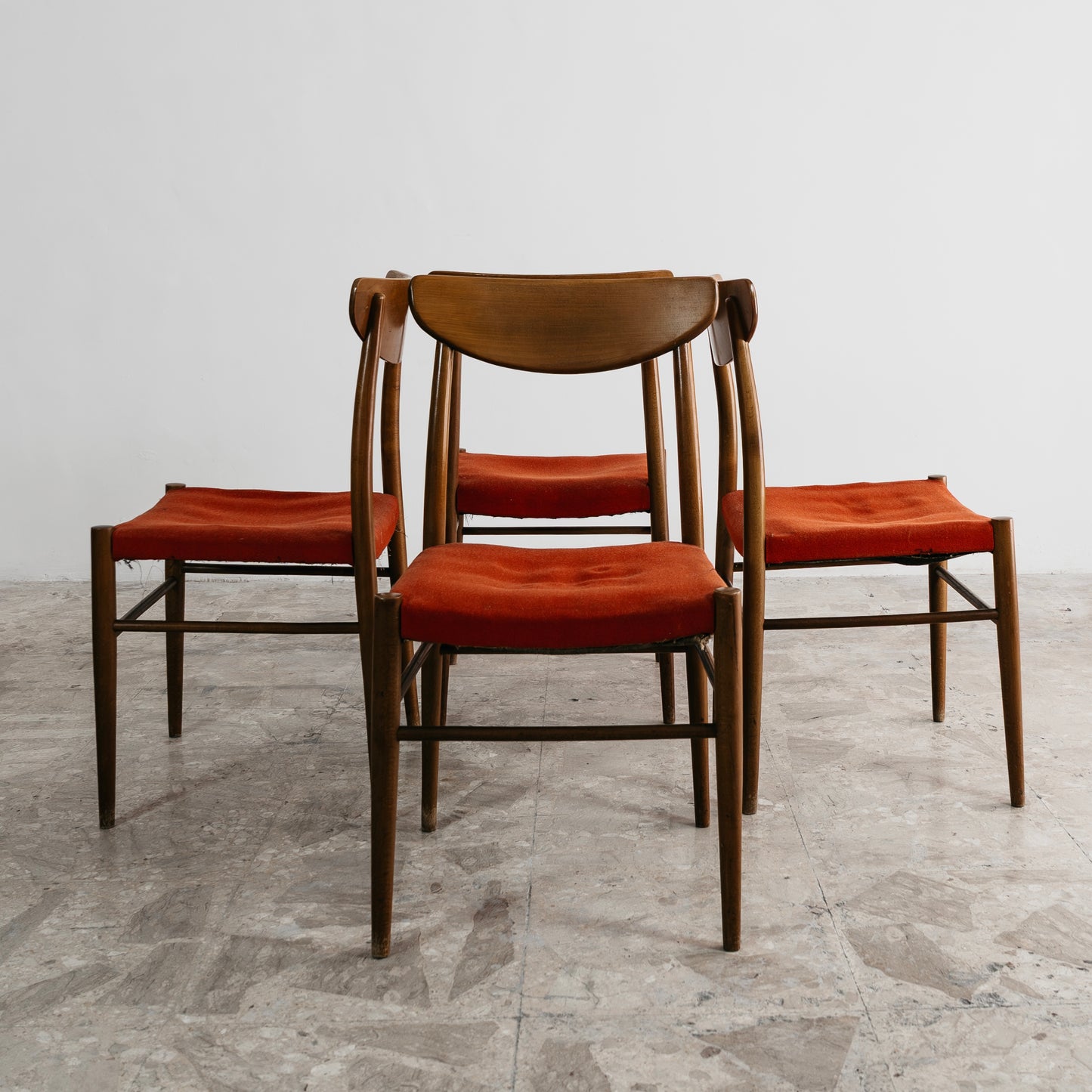 Set Da Pranzo 4 Sedie Design Scandinavo Anni ‘60 Design Modernariato