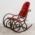 Poltrona A Dondolo Thonet Vintage Mid-Century Design