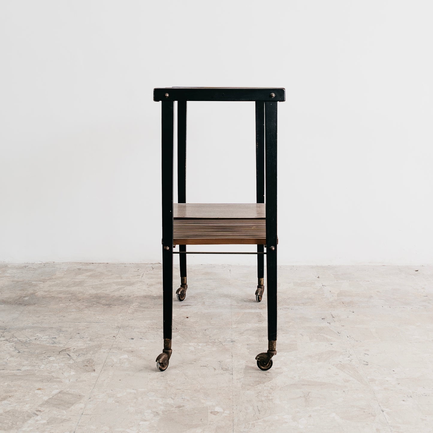 Carrello Mid-Century moderno In Teak , Danimarca, anni '60 Design