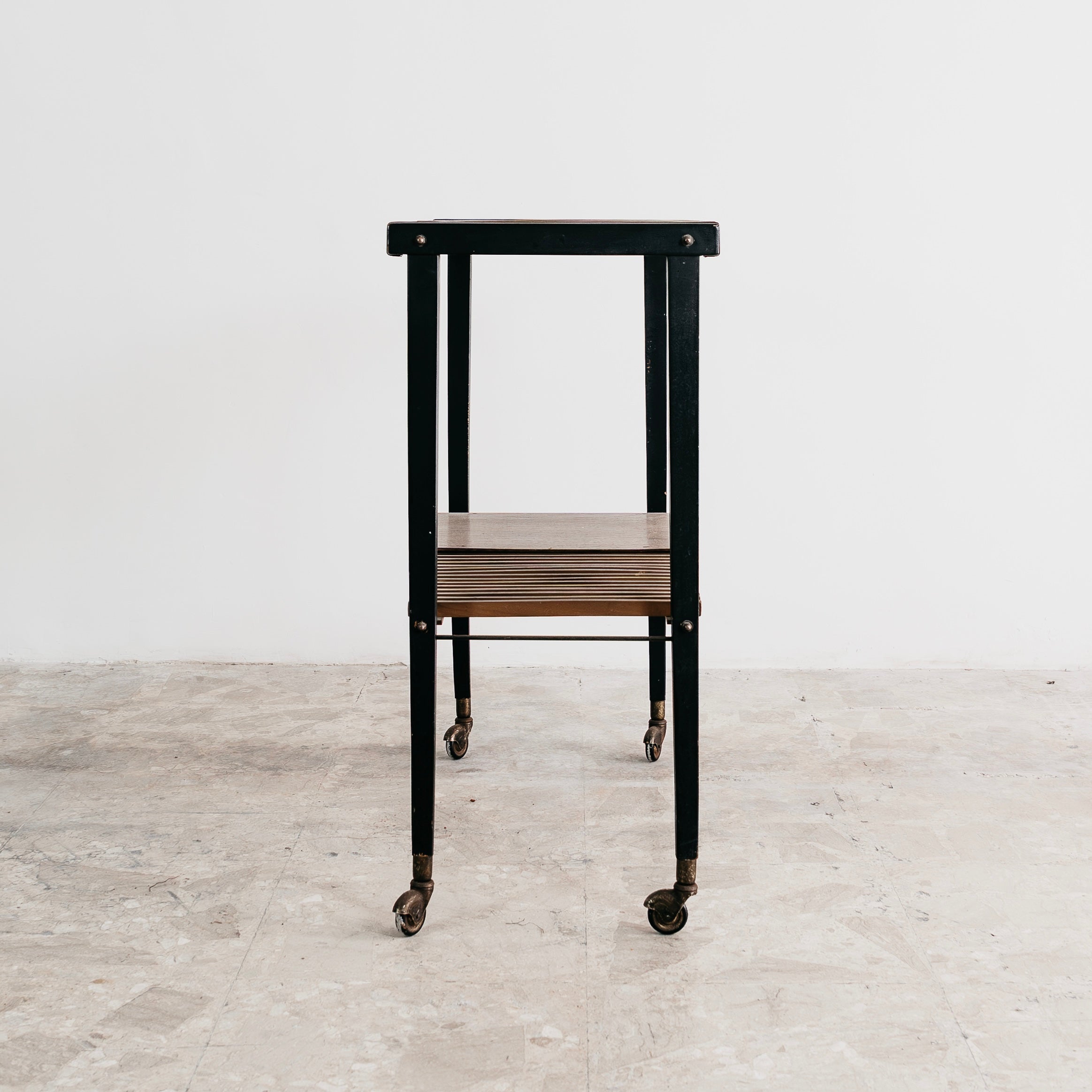 Carrello Mid-Century moderno In Teak , Danimarca, anni '60 Design