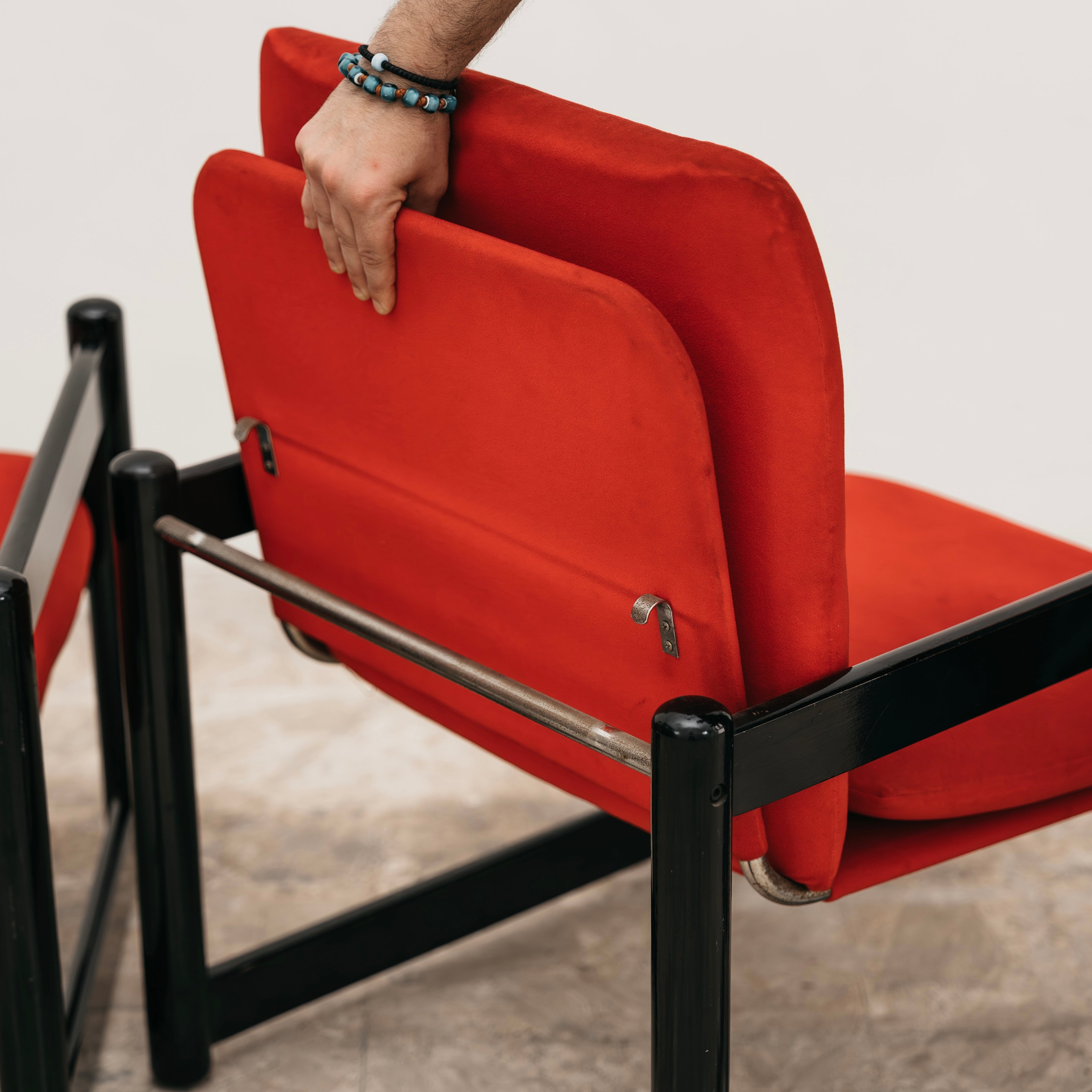 Coppia Di Poltrone Schirolli Mod. Pierrot Design Anni ‘80 Modernariato