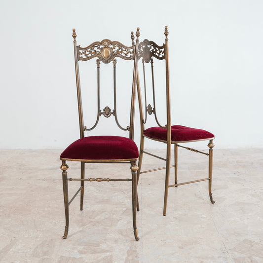 Coppia Di Sedie Pier Luigi Colli Style Mid-Century Design Anni 70
