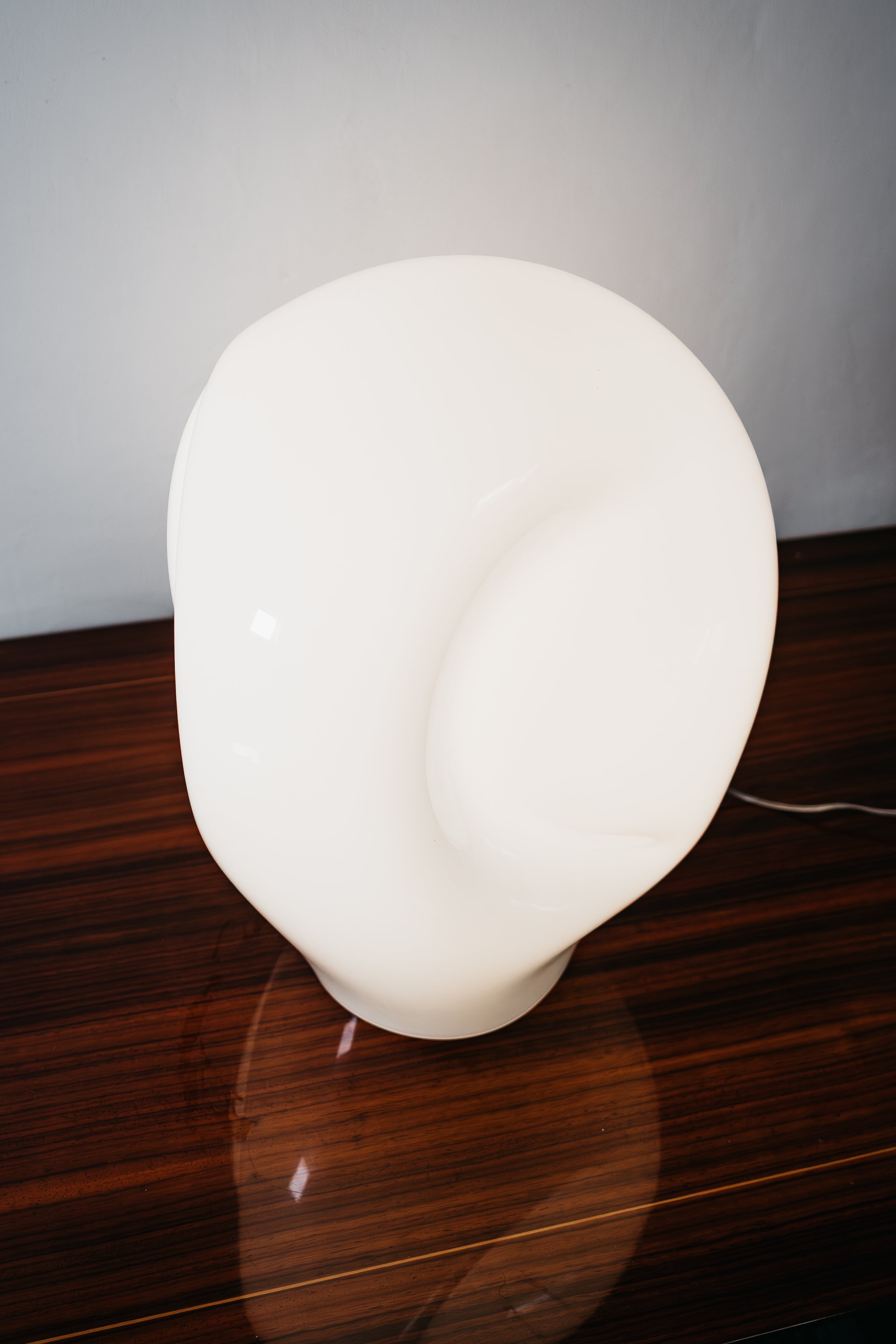Luciano Vistosi Munega Table Lamp Grande vetro di murano Design , Anni '80