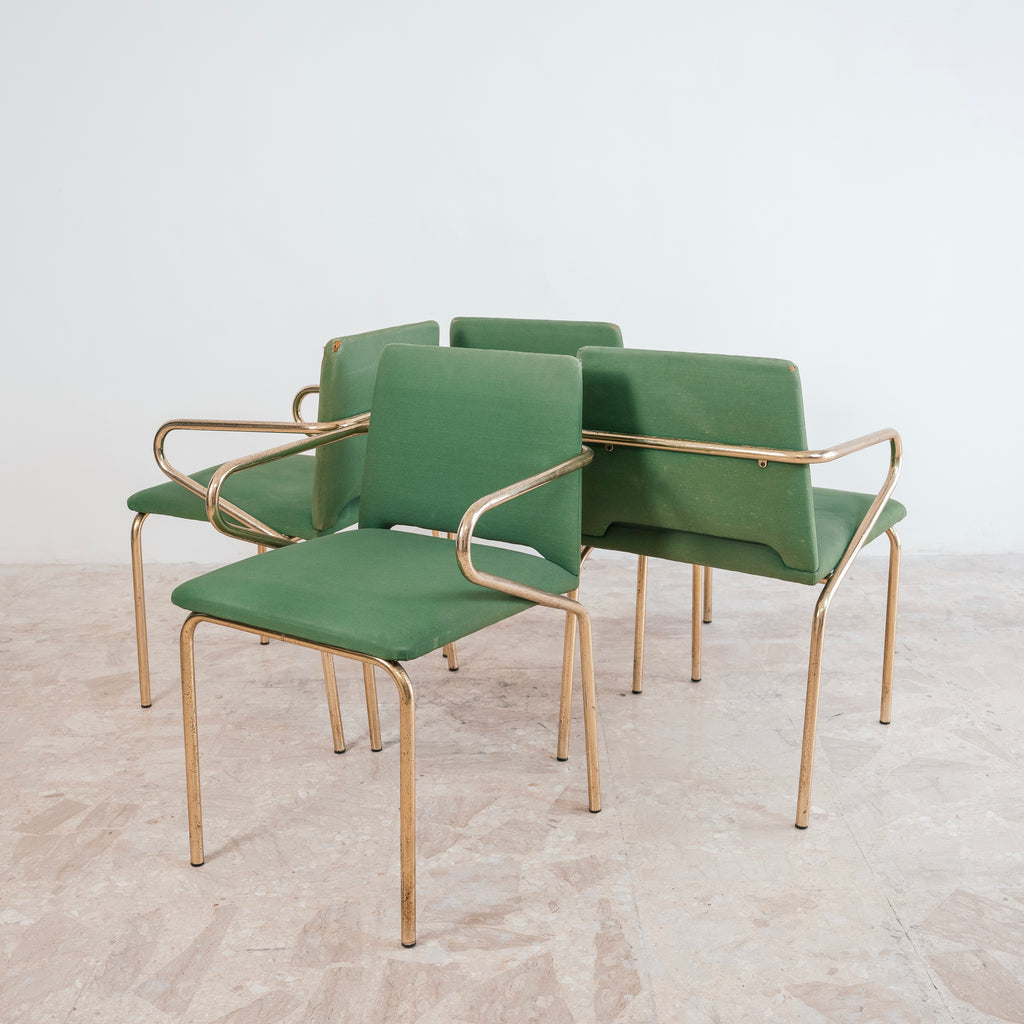 Set 4 Sedie Hollywood Regency Vintage Design Anni 70 Modernariato Chairs