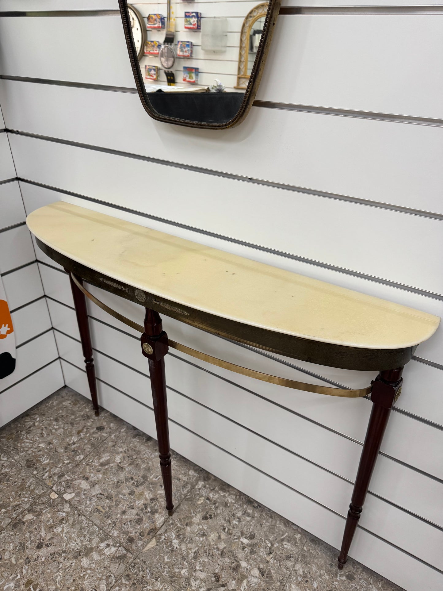Consolle e Specchio Mid-Century Anni 50