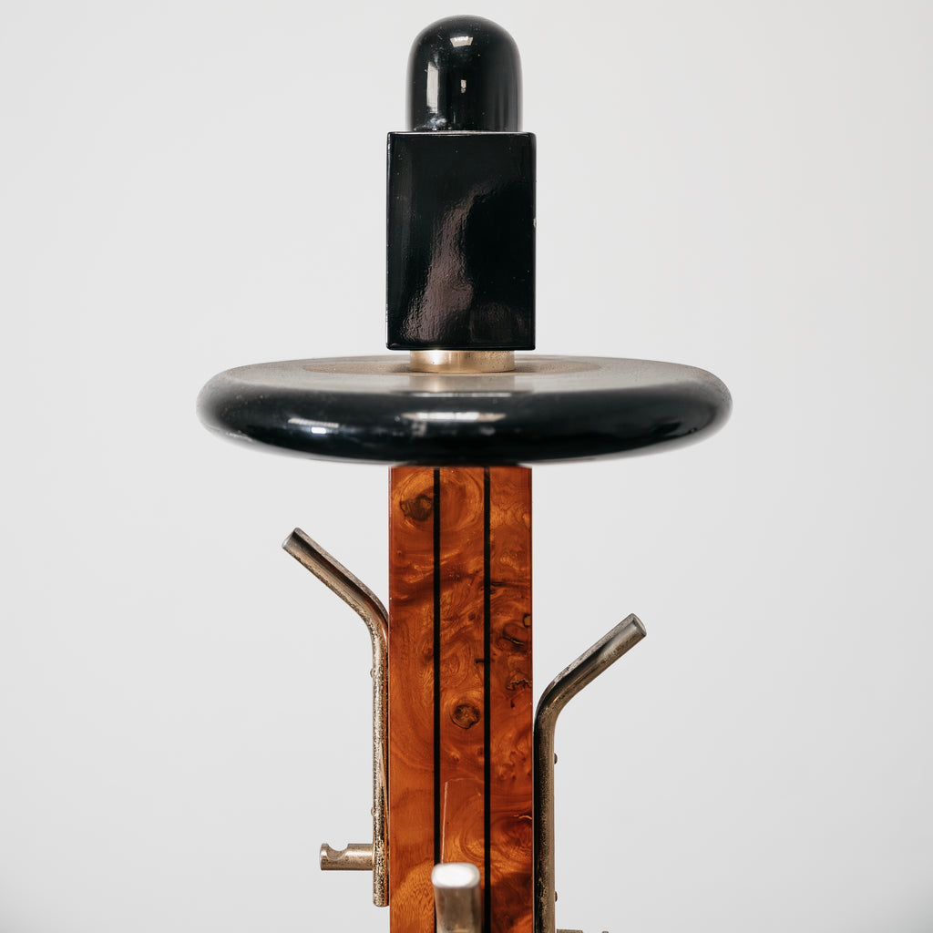 APPENDIABITI DI DESIGN IN RADICA ATTRIBUITO A WILLY RIZZO ANNI 70