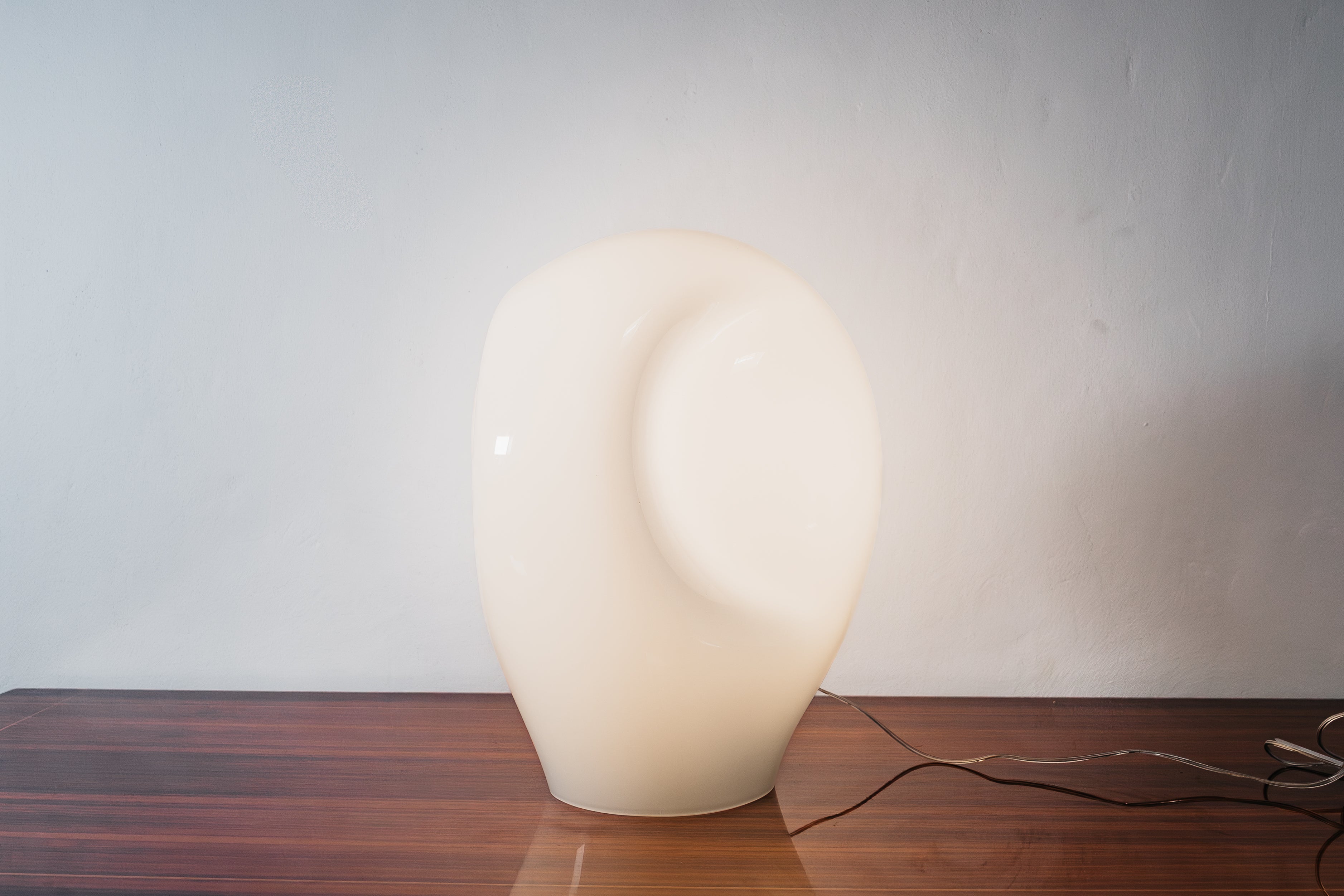 Luciano Vistosi Munega Table Lamp Grande vetro di murano Design , Anni '80