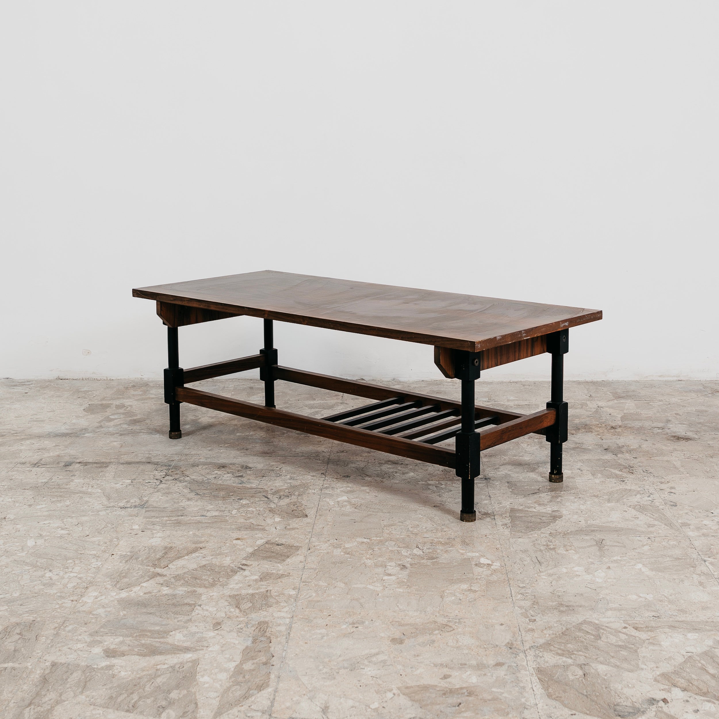 Tavolino da salotto legno anni 60 design Modernariato